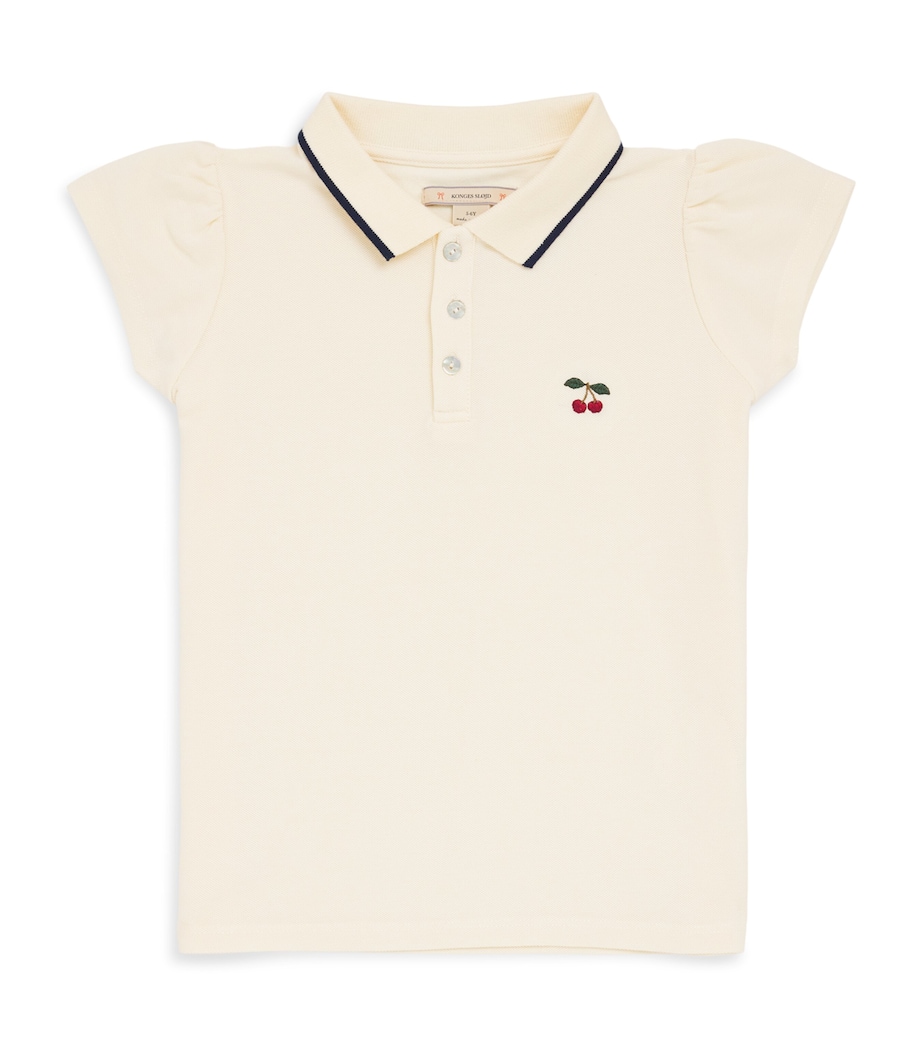 KONGES SLOJD Cotton-Blend Polo Shirt (6 Months-10 Years) Antique Image 1