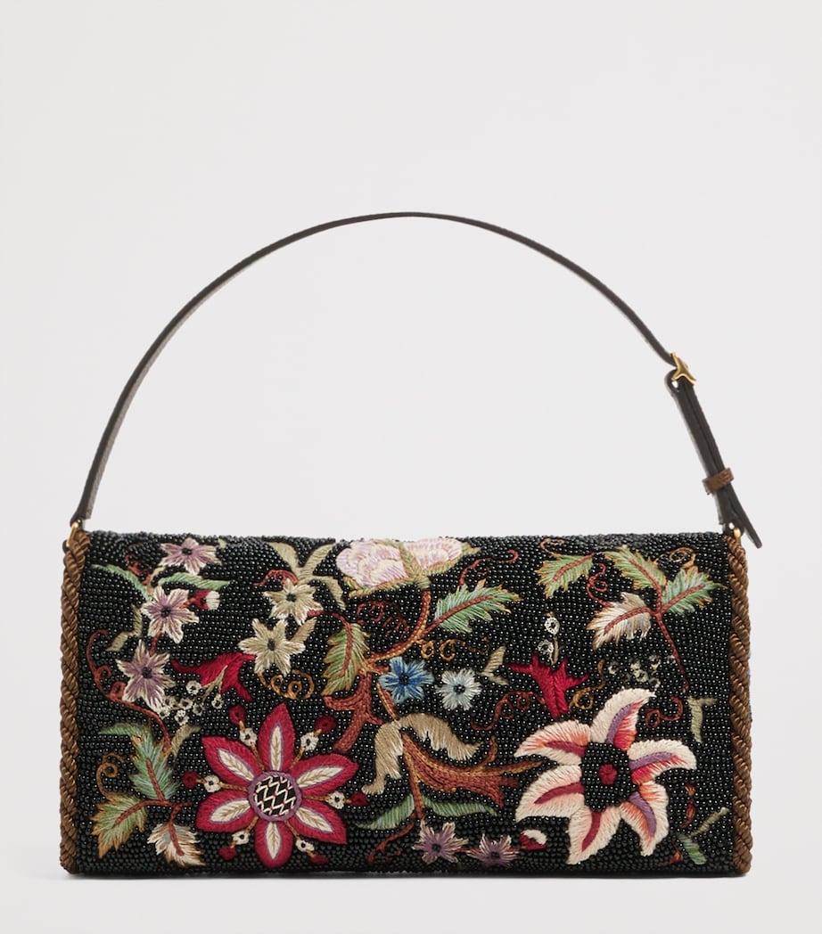 Beaded Vain Soft Clutch Bag DEY Image 2