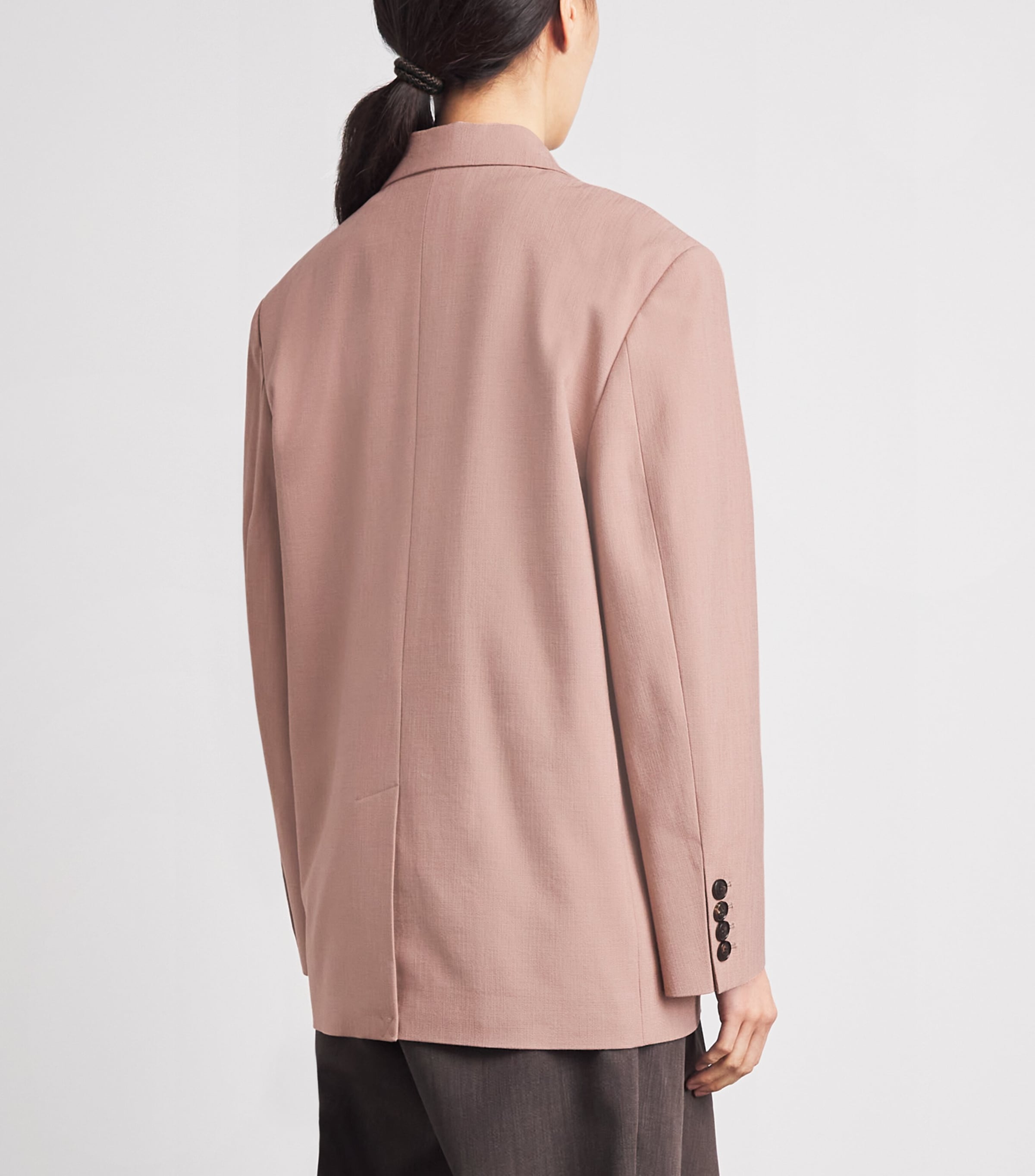 ME+EM Womens Oversized Blazer Blush Pink Image 5