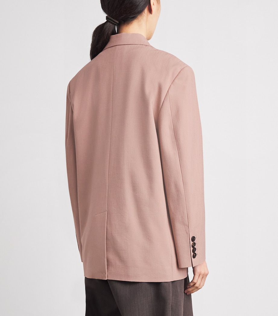 ME+EM Womens Oversized Blazer Blush Pink Image 5
