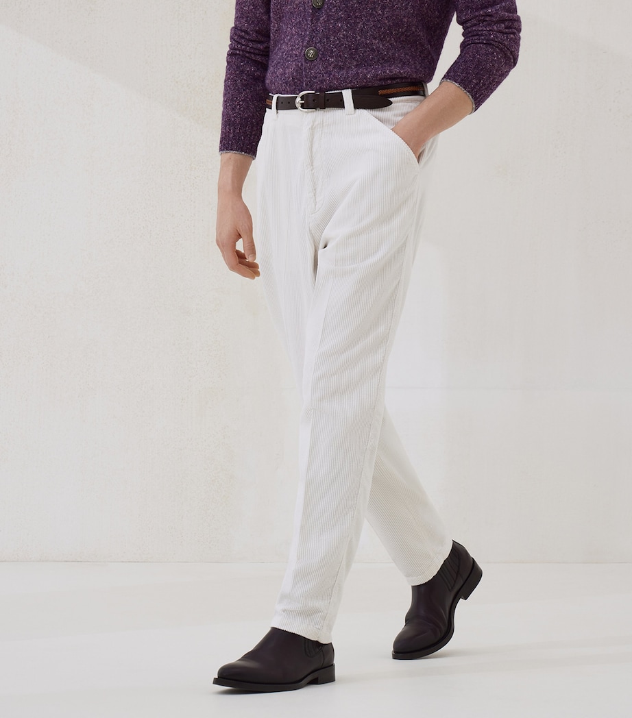 Cotton Corduroy Leisure Fit Trousers C6007 Image 2