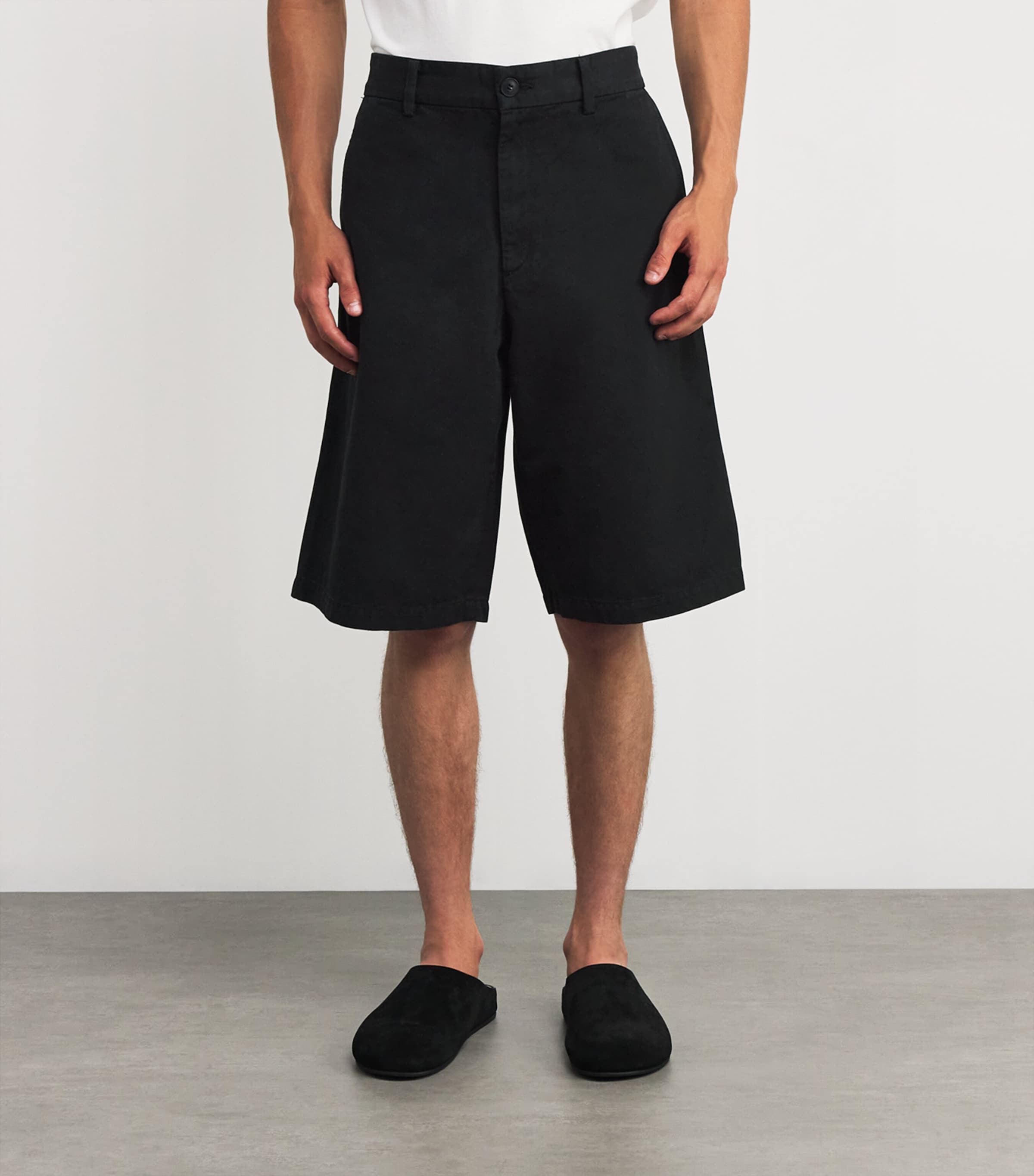Cotton Cosmo Shorts BLACK Image 3