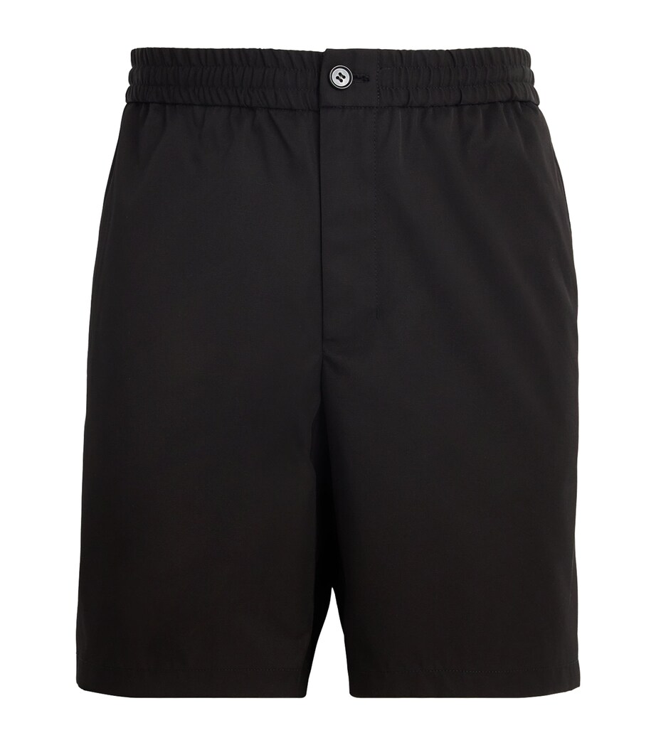 AMI Paris Mens Cotton-Blend Twill Shorts Image 1