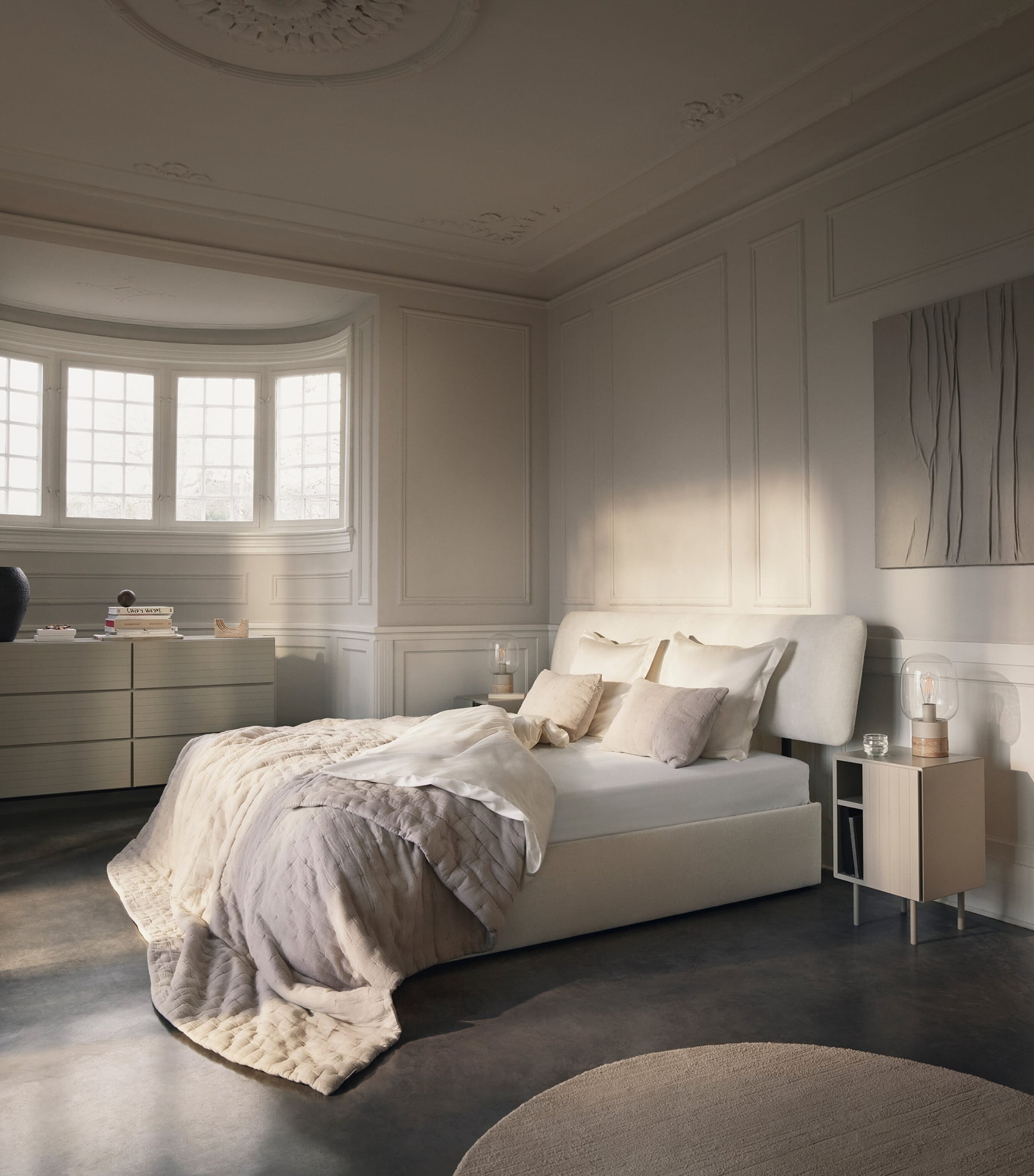 BoConcept Element Super King Bed White Image 3