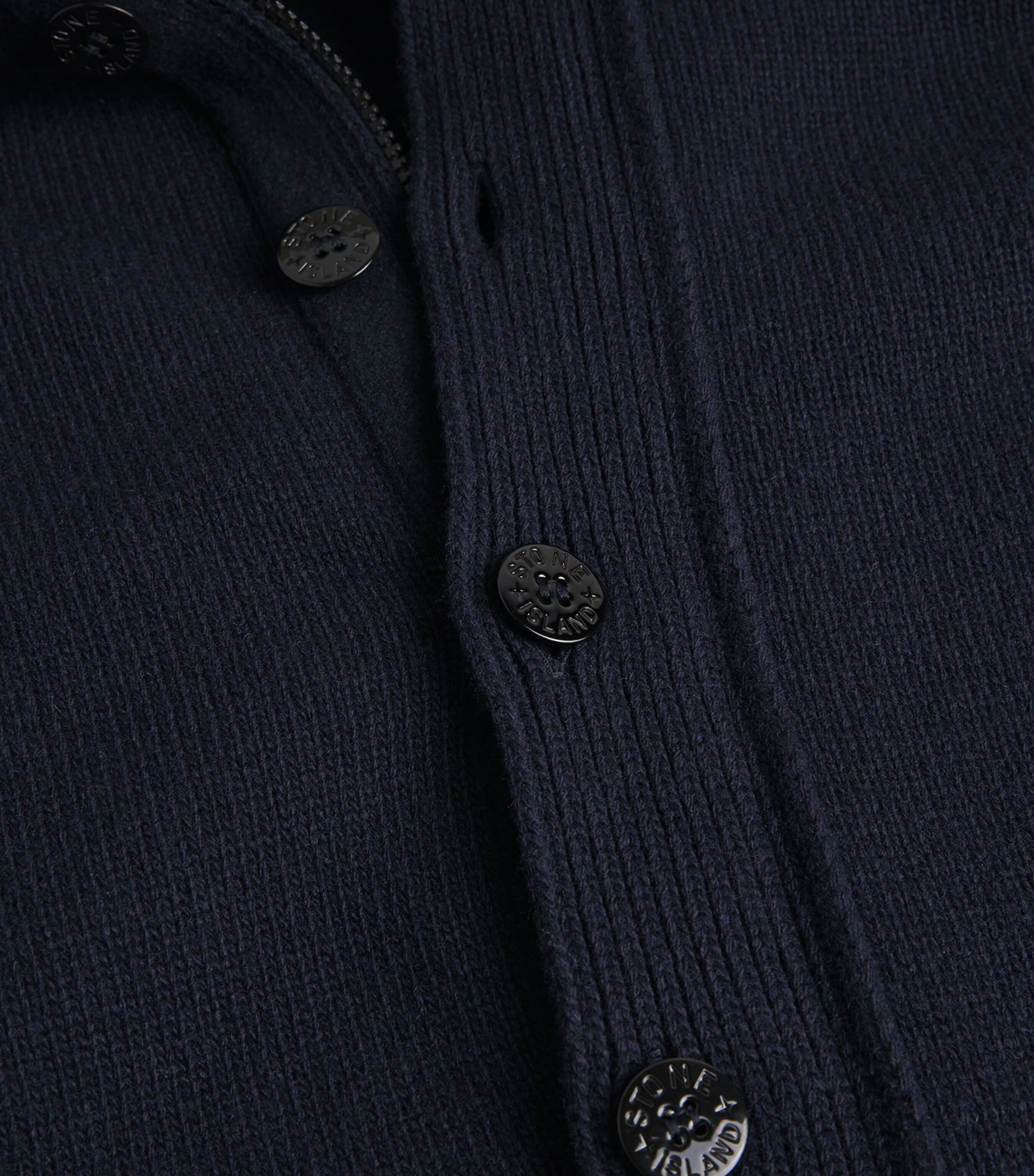 Wool-Blend Zip-Up Cardigan V0020 Image 5