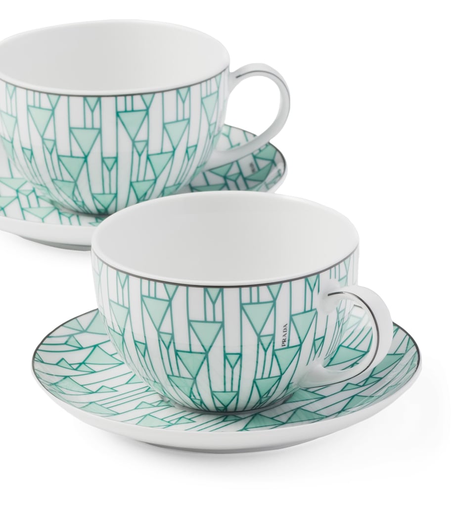 Vienna Cappucino Cup and Saucer (Set of 2) F0HM1 Image 5