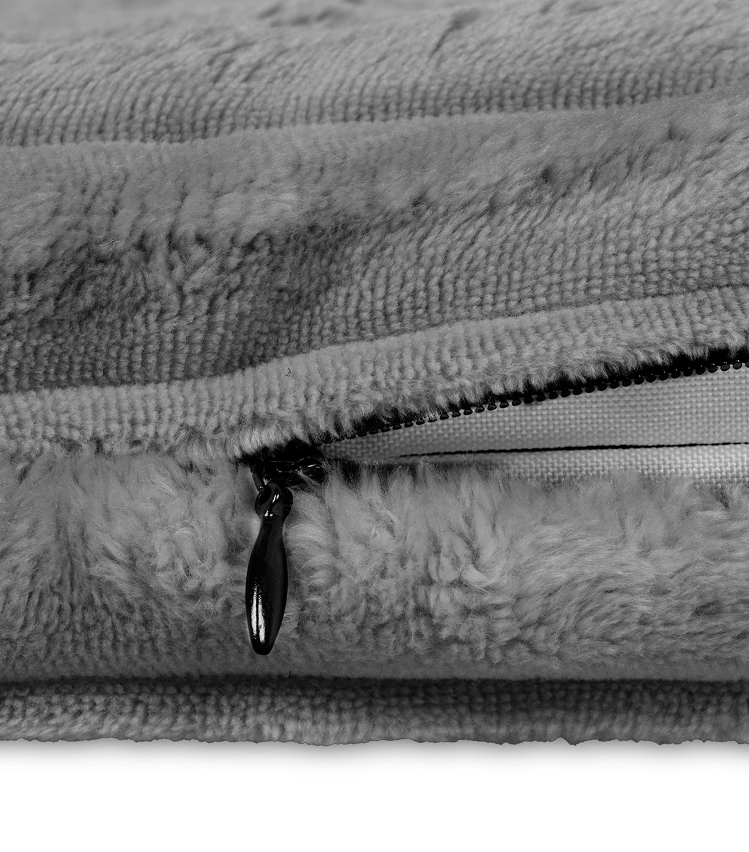 Large Organic Orthopaedic Dog Mattress GREY Image 3