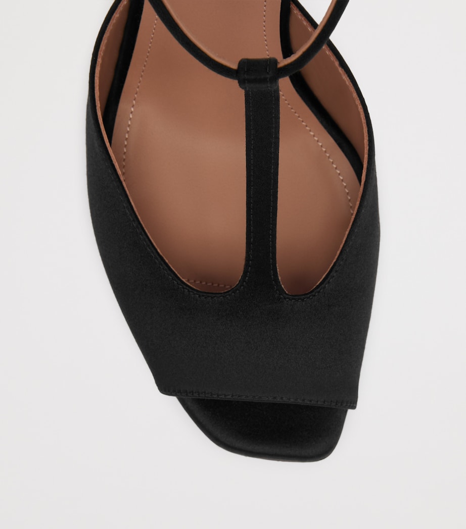Satin Nomi Sandals 90 BLACK Image 5
