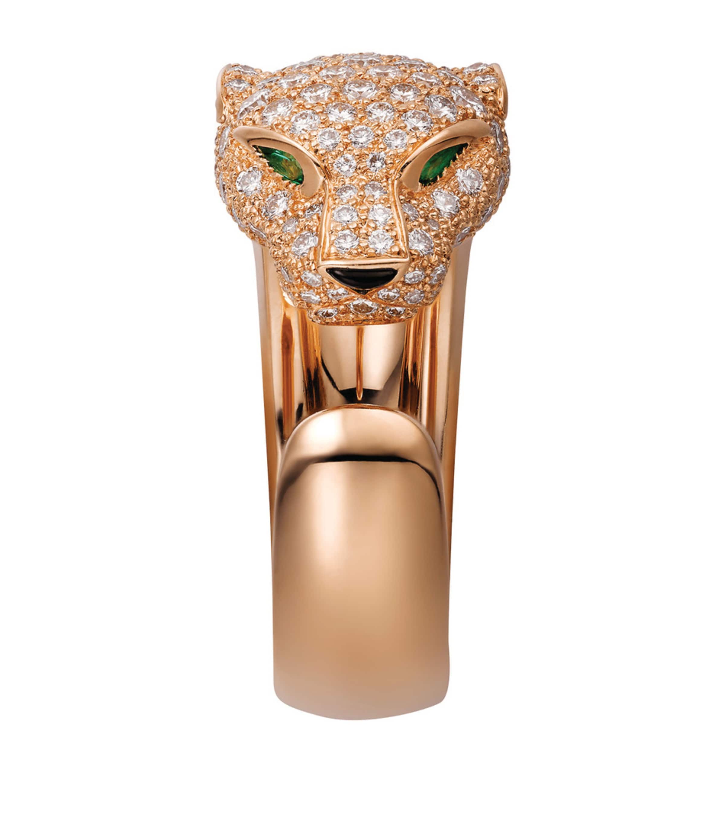 Cartier Rose Gold and Diamond Massai Panthère de Cartier Ring Rose Gold Image 2