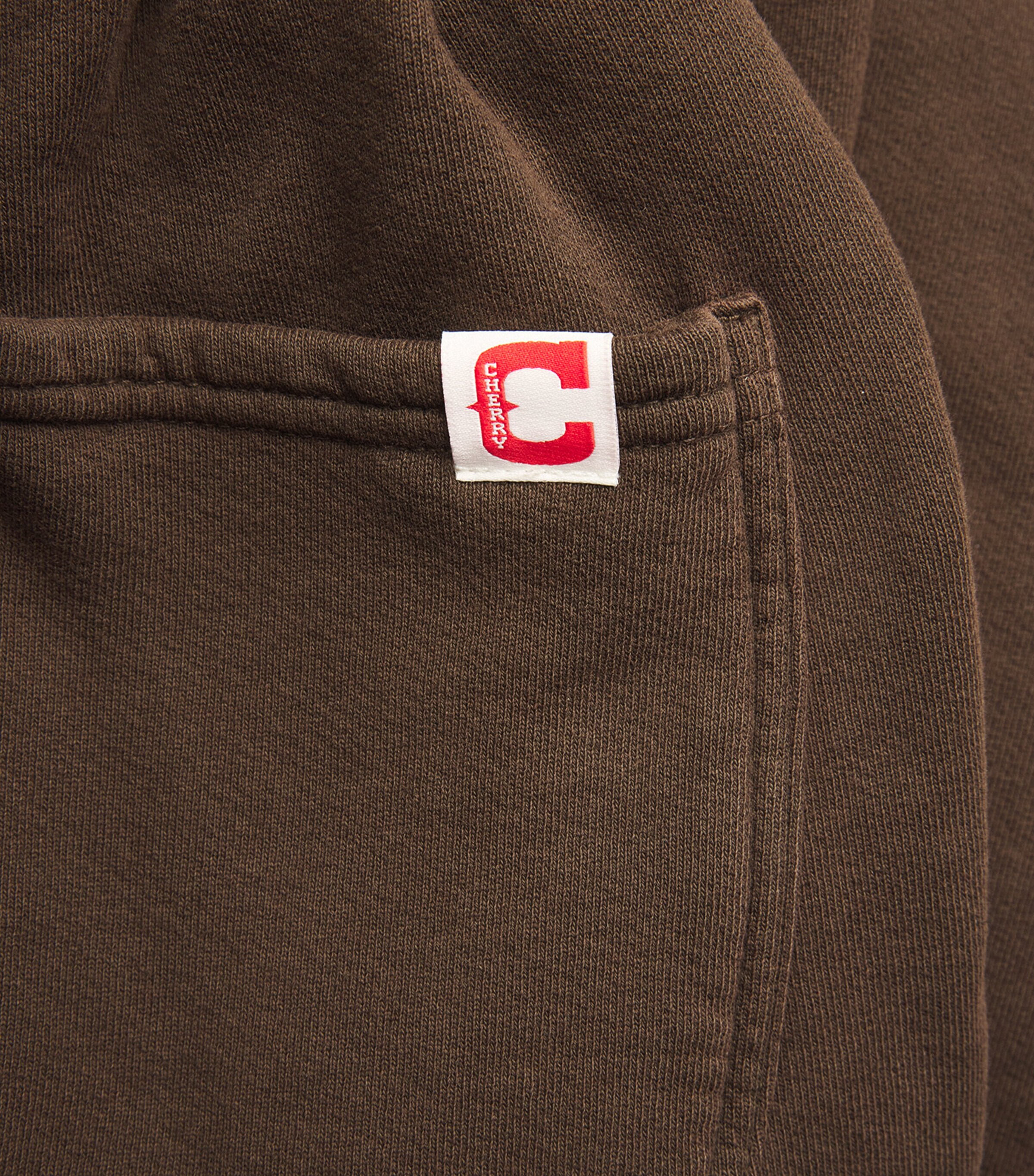 Cherry Los Angeles Mens Cotton USA Parachute Sweatpants Chocolate Image 6