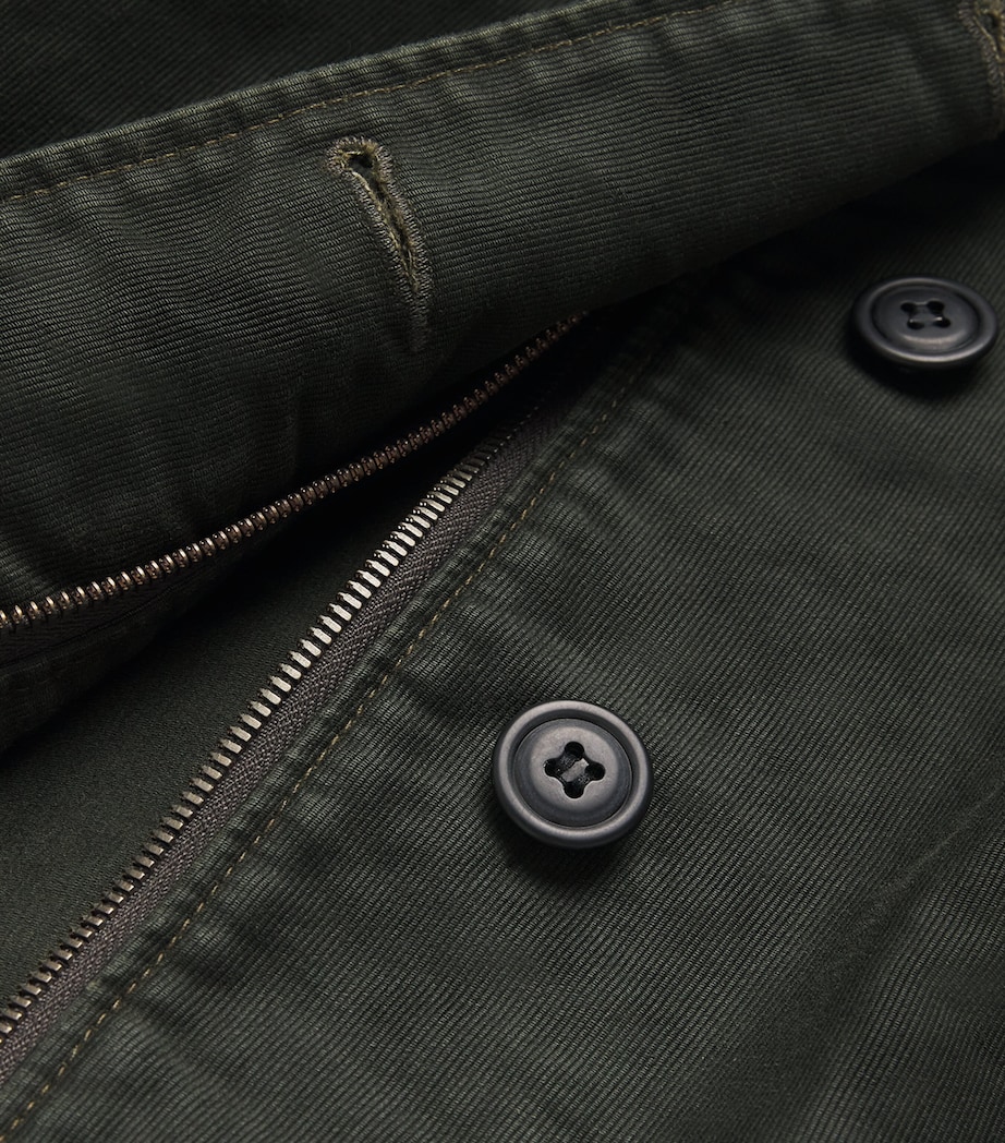 Double RL Cotton N-1 Deck Jacket BLACK Image 5