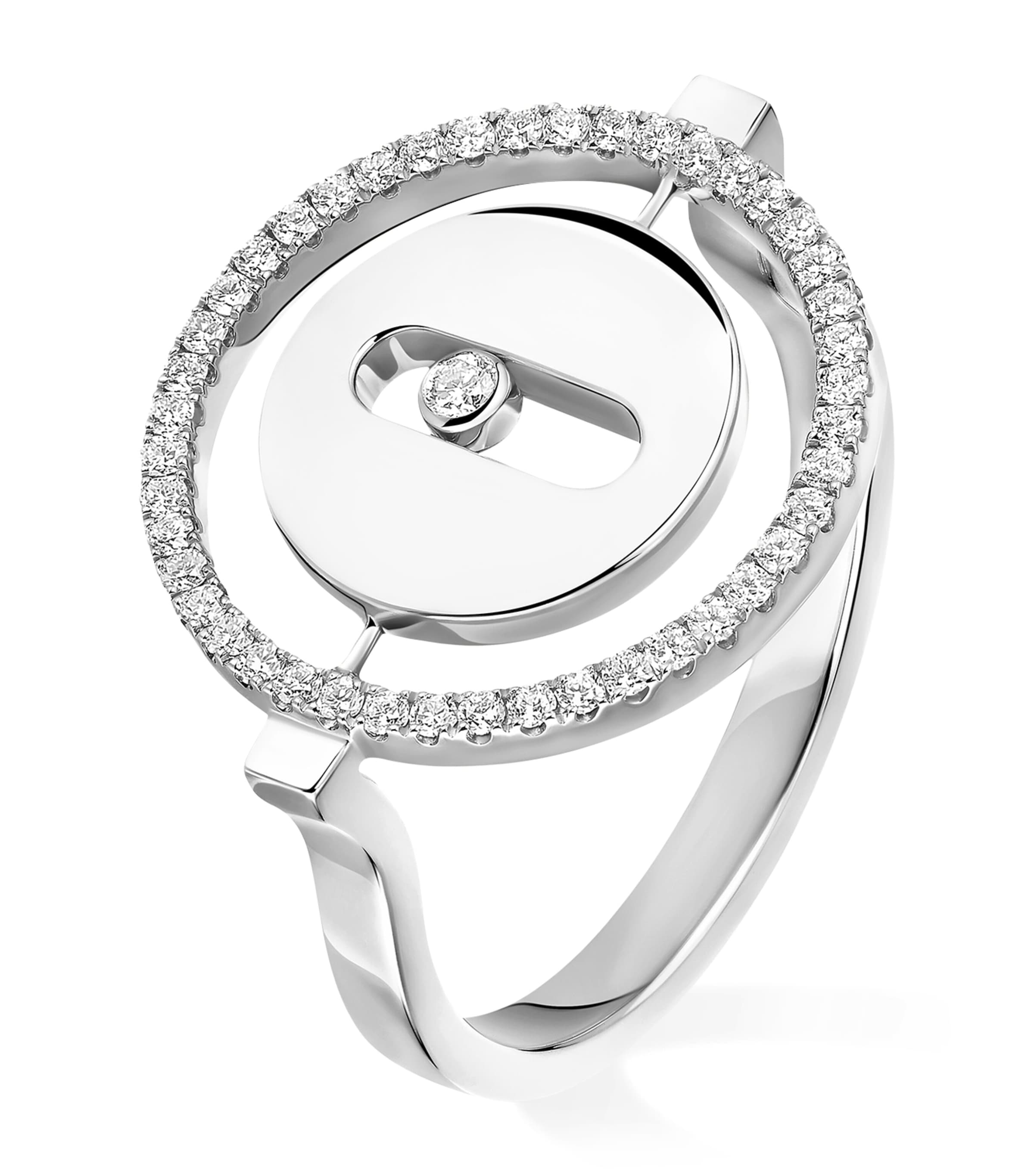 Messika Lucky Move White Gold and Diamond Ring (0.17ct) White Gold Image 1