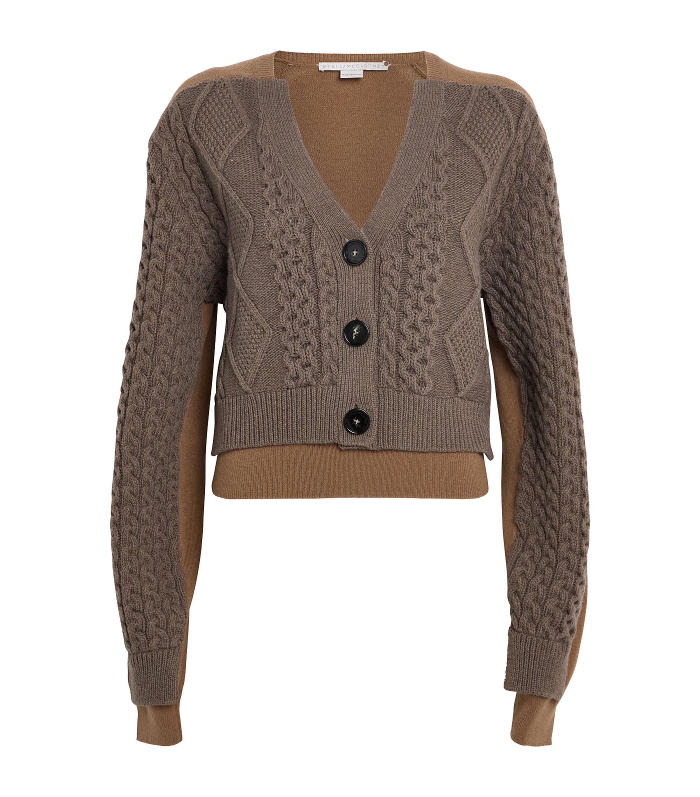 Stella Mccartney Wool Contrast Cardigan