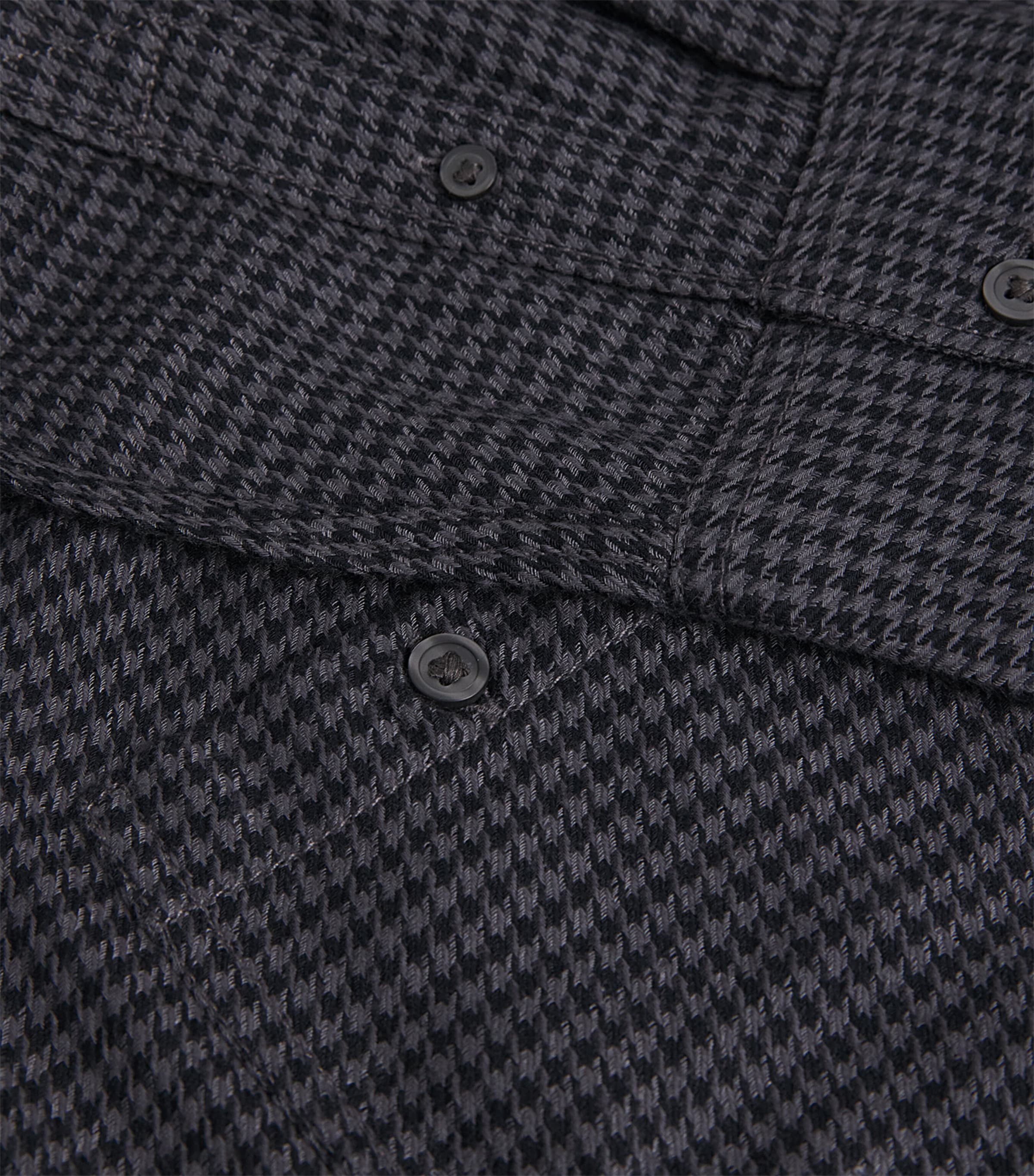 Cotton-Blend Check Everett Shirt DARK NAVY / BLUE ASH Image 5