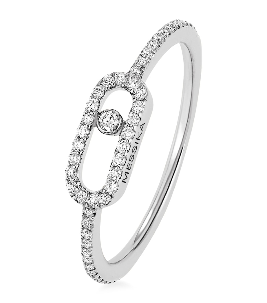Messika Move Uno White Gold and Diamond Ring White Gold Image 1