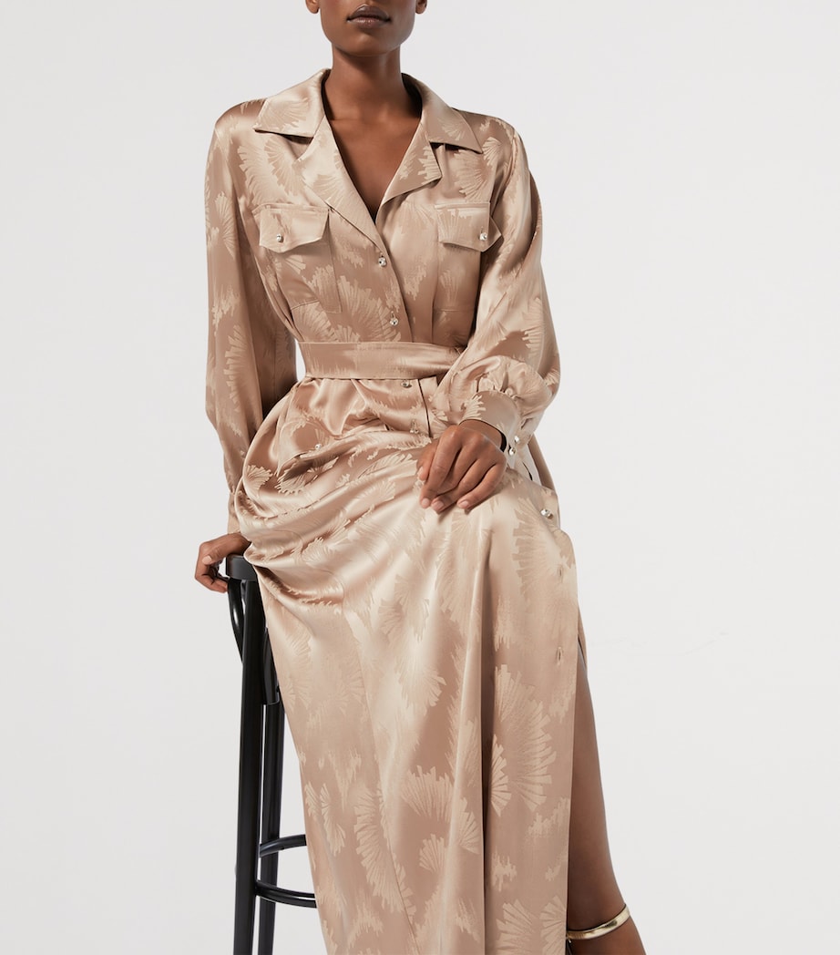 Printed Ottimo Maxi Dress BEIGE Image 4