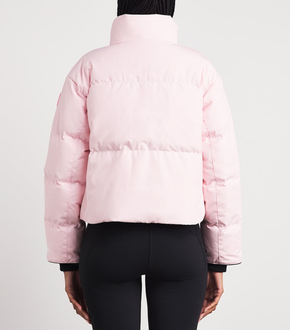 Canada Goose Womens Grandview Cropped Jacket Bloom Pink Image 5