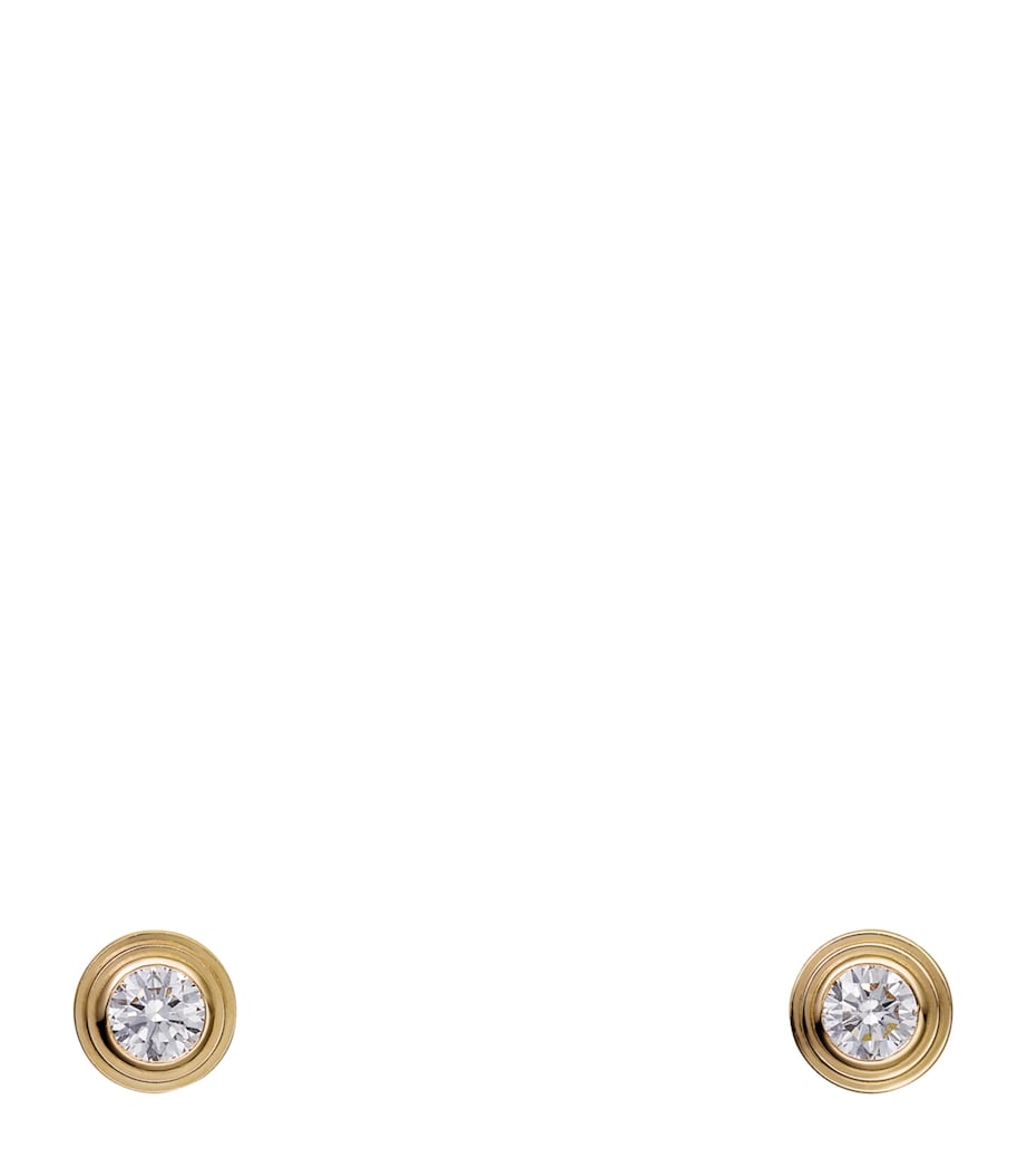 Yellow Gold and Diamond Cartier d'Amour Earrings YELLOW GOLD Image 1