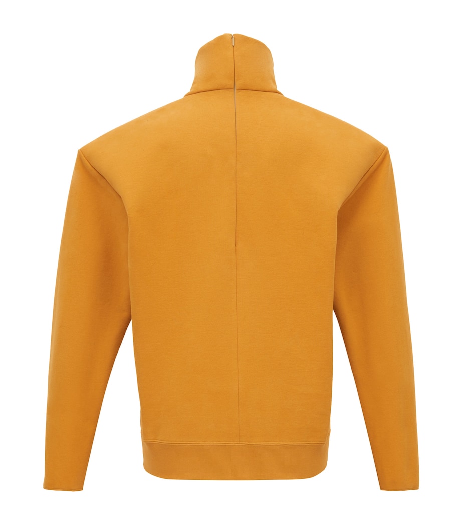 Cotton Jersey High-Neck Sweathsirt 2521 Image 2