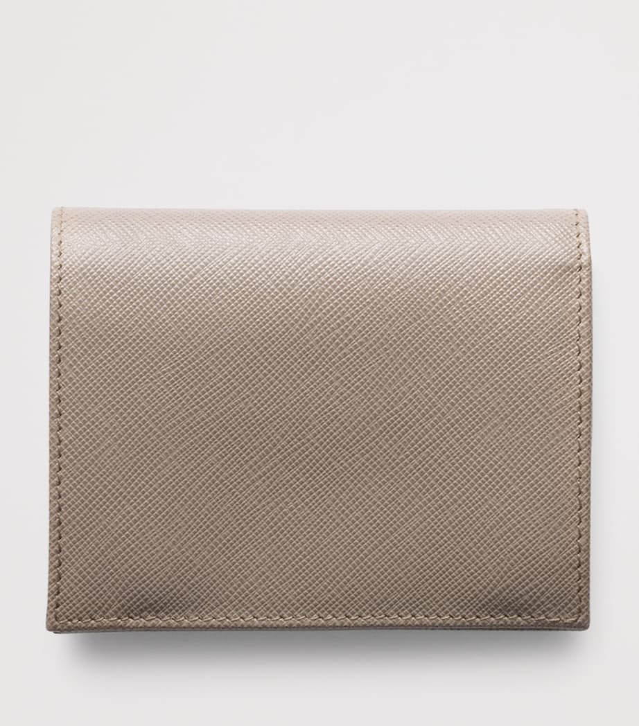 Small Saffiano Leather Wallet F0572 Image 3