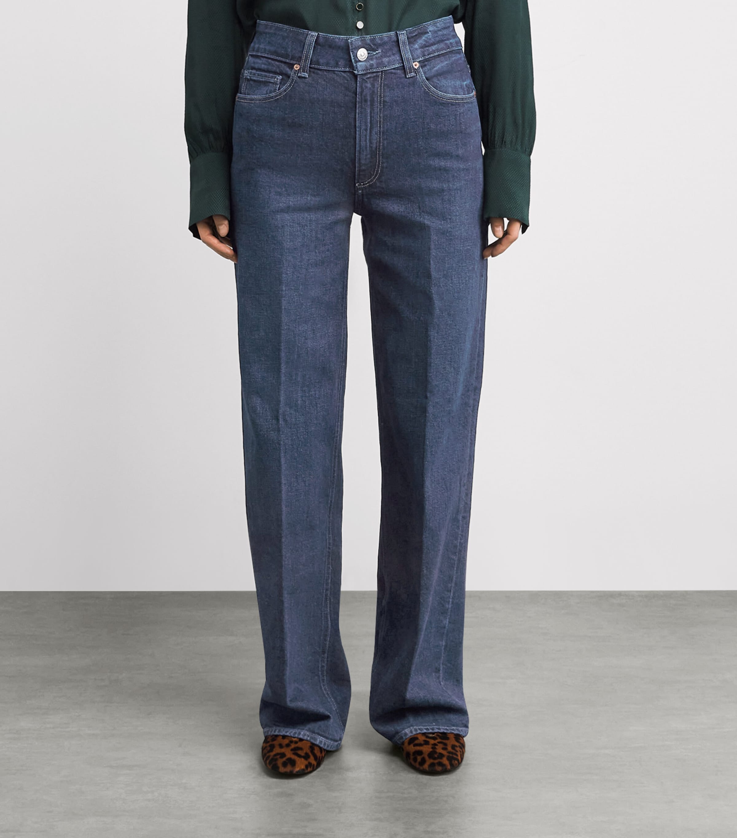Sasha High-Rise Straight Jeans DWELL Image 3