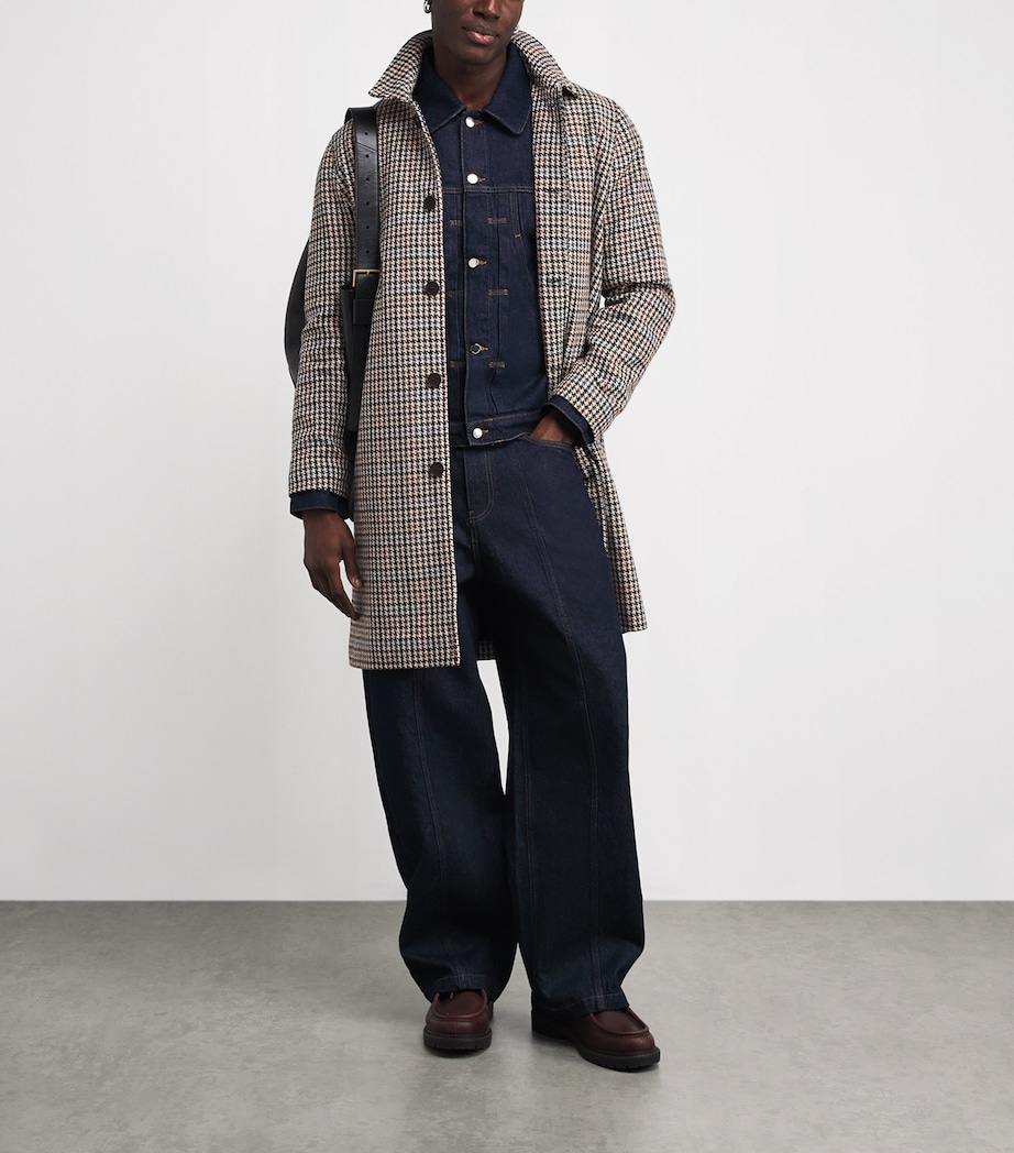 Houndstooth Overcoat NATURAL/MULTI Image 2