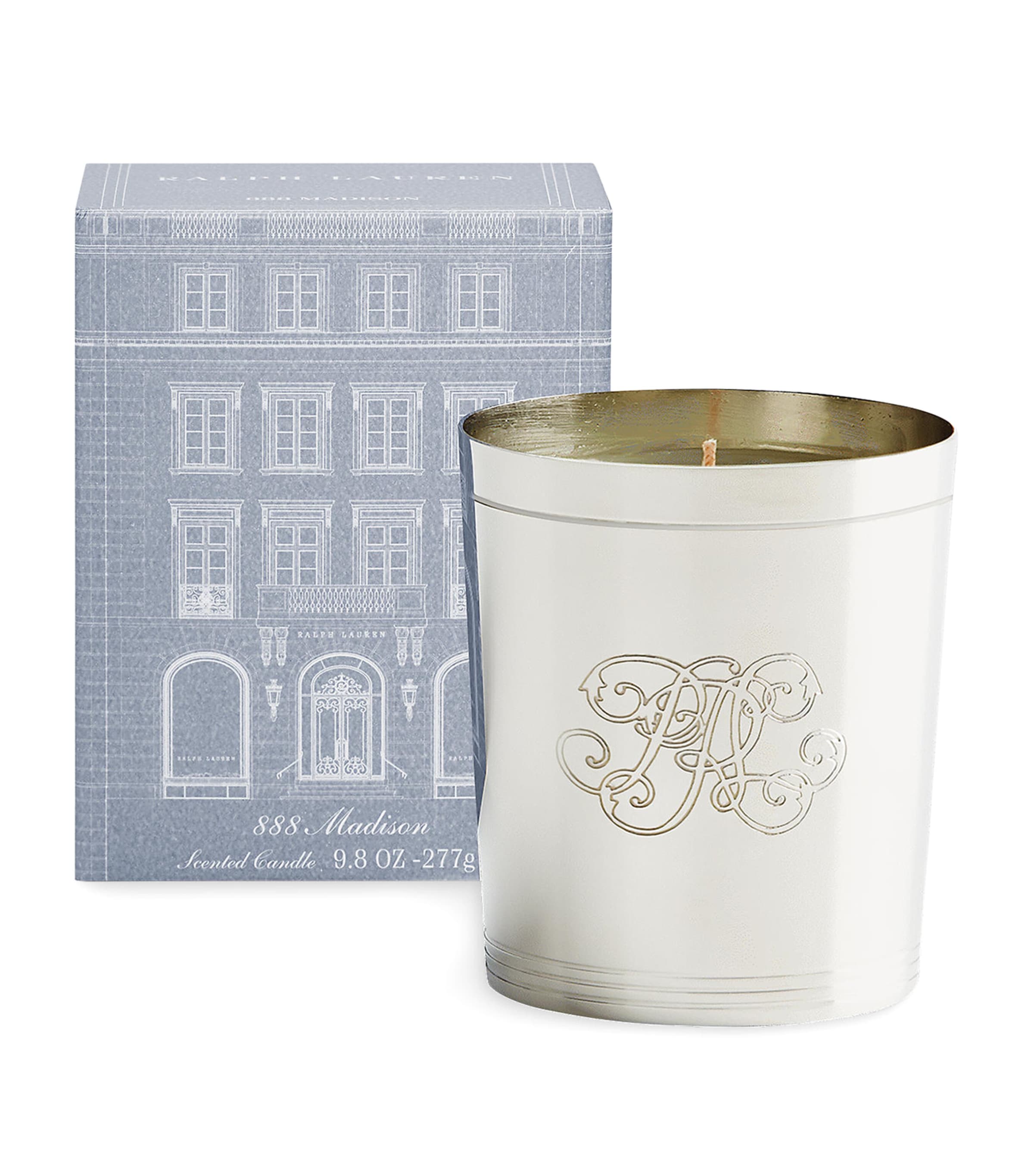 888 Madison Candle (277g) SILVER Image 1
