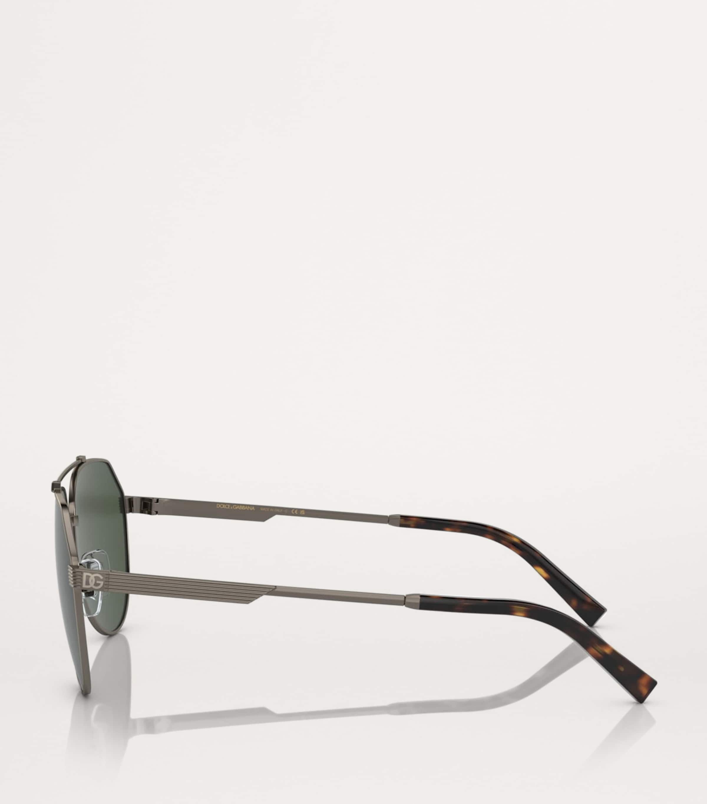 Dolce&Gabbana Metal Aviator Sunglasses Image 3