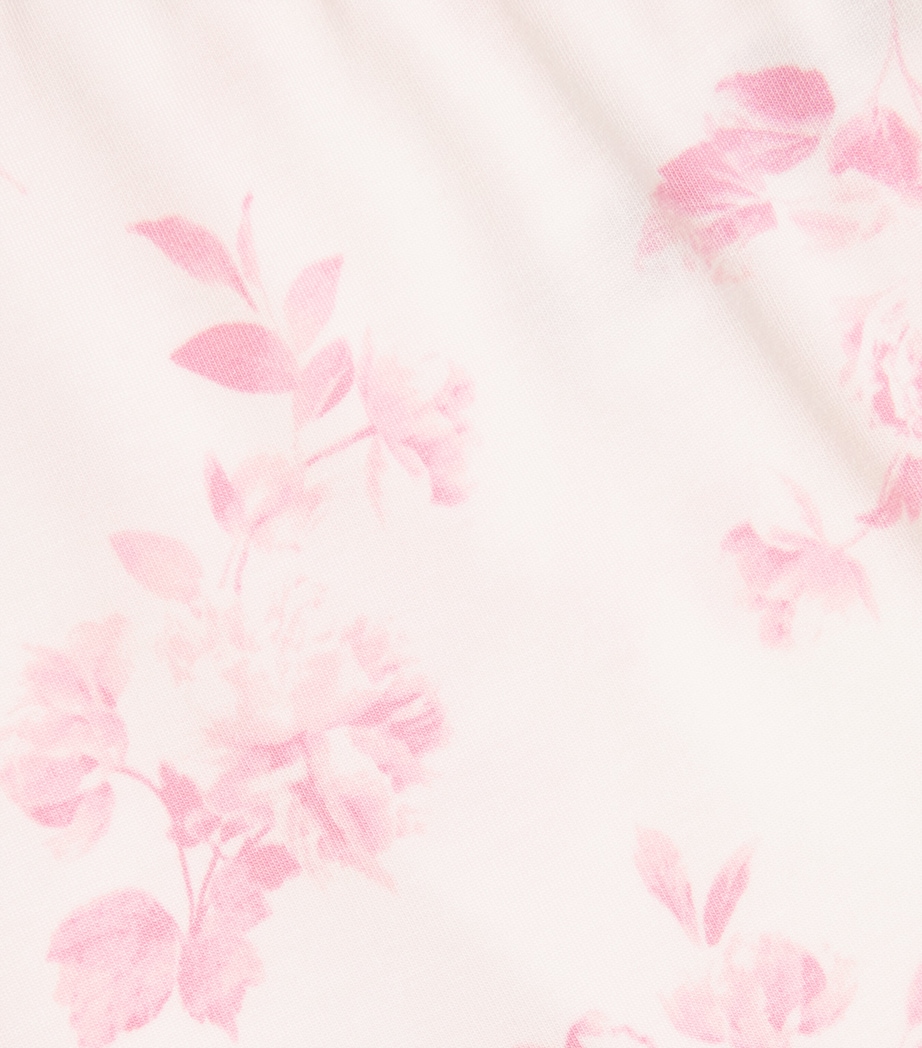 Eberjey Womens Floral Gisele Pyjama Set Rgppp Rose Gard Image 6
