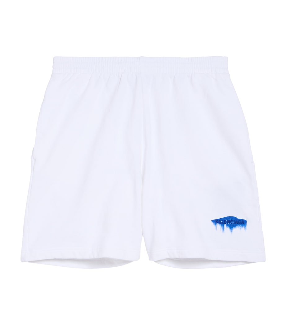 Balenciaga Mens Cotton Wet Brush Shorts Image 1