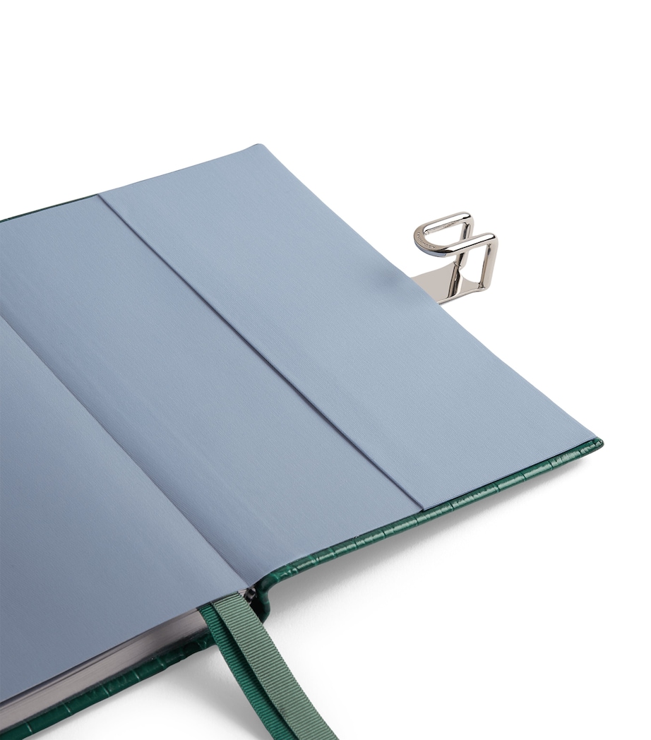 Smythson Leather Mara Soho A5 Mid-Year 2026 Diary Petrol Image 4
