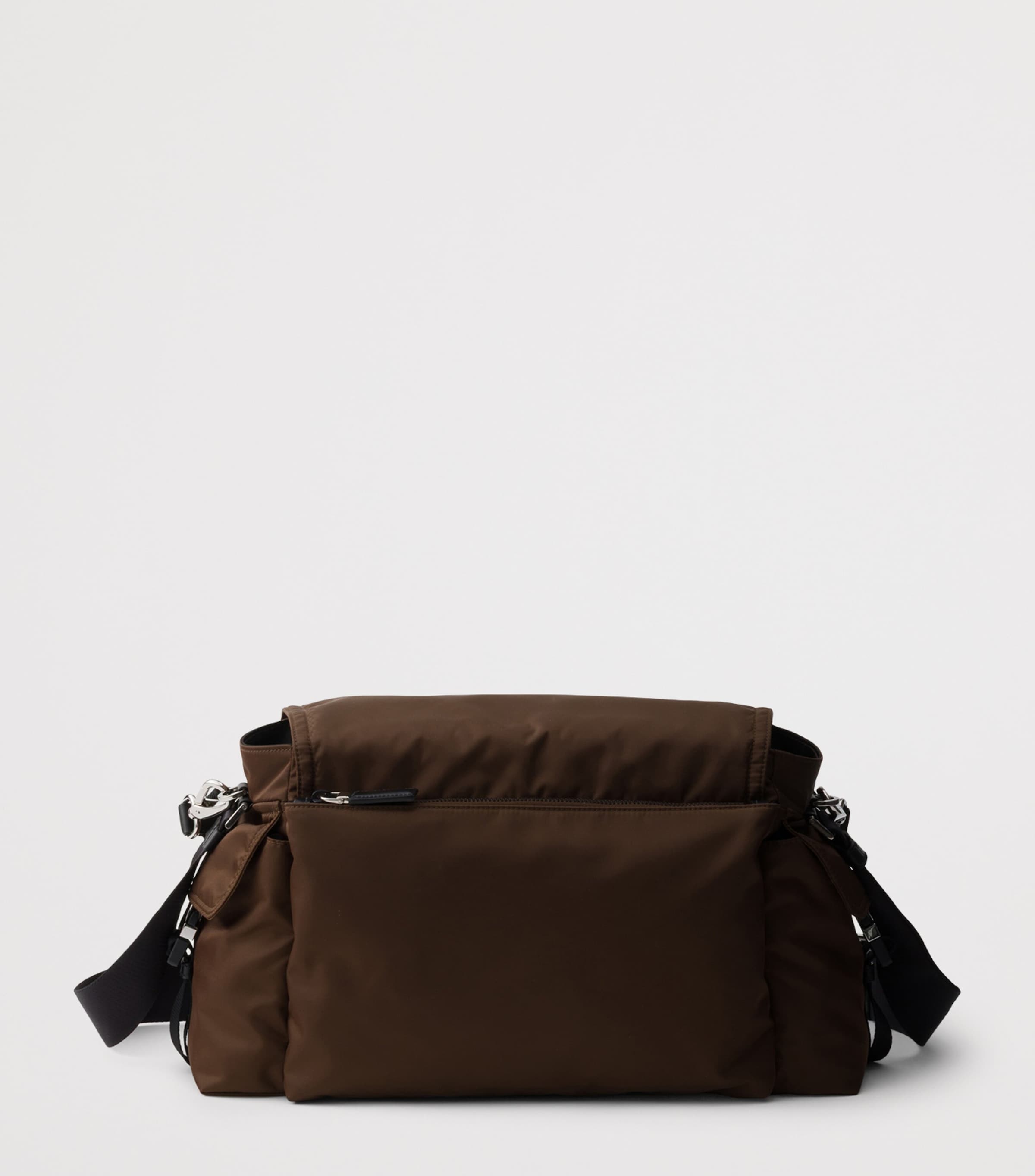 Prada Re-Nylon and Leather Messenger Bag Image 4
