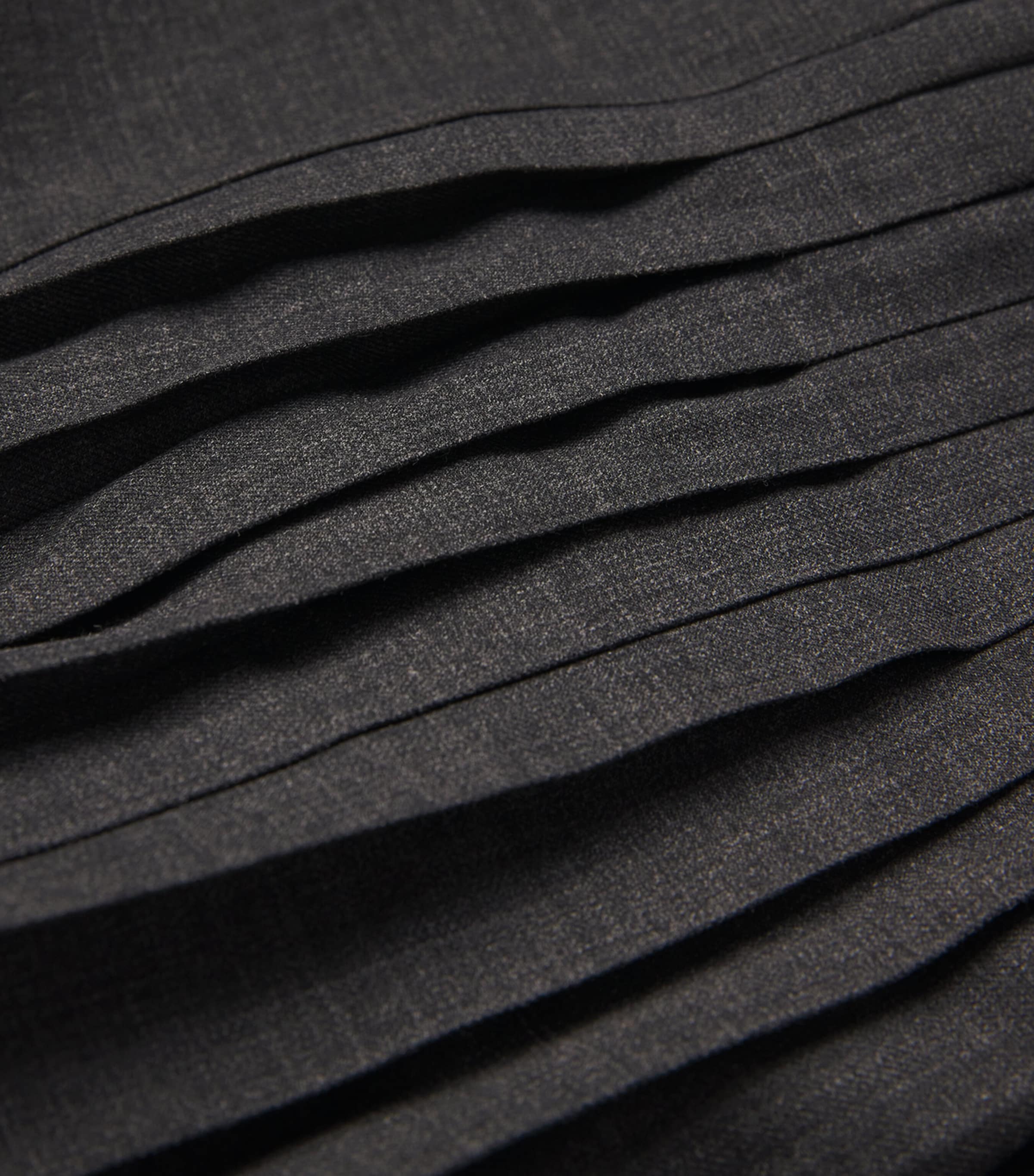 Wide Pleated Shorts GRIS CHINE FONCE Image 5