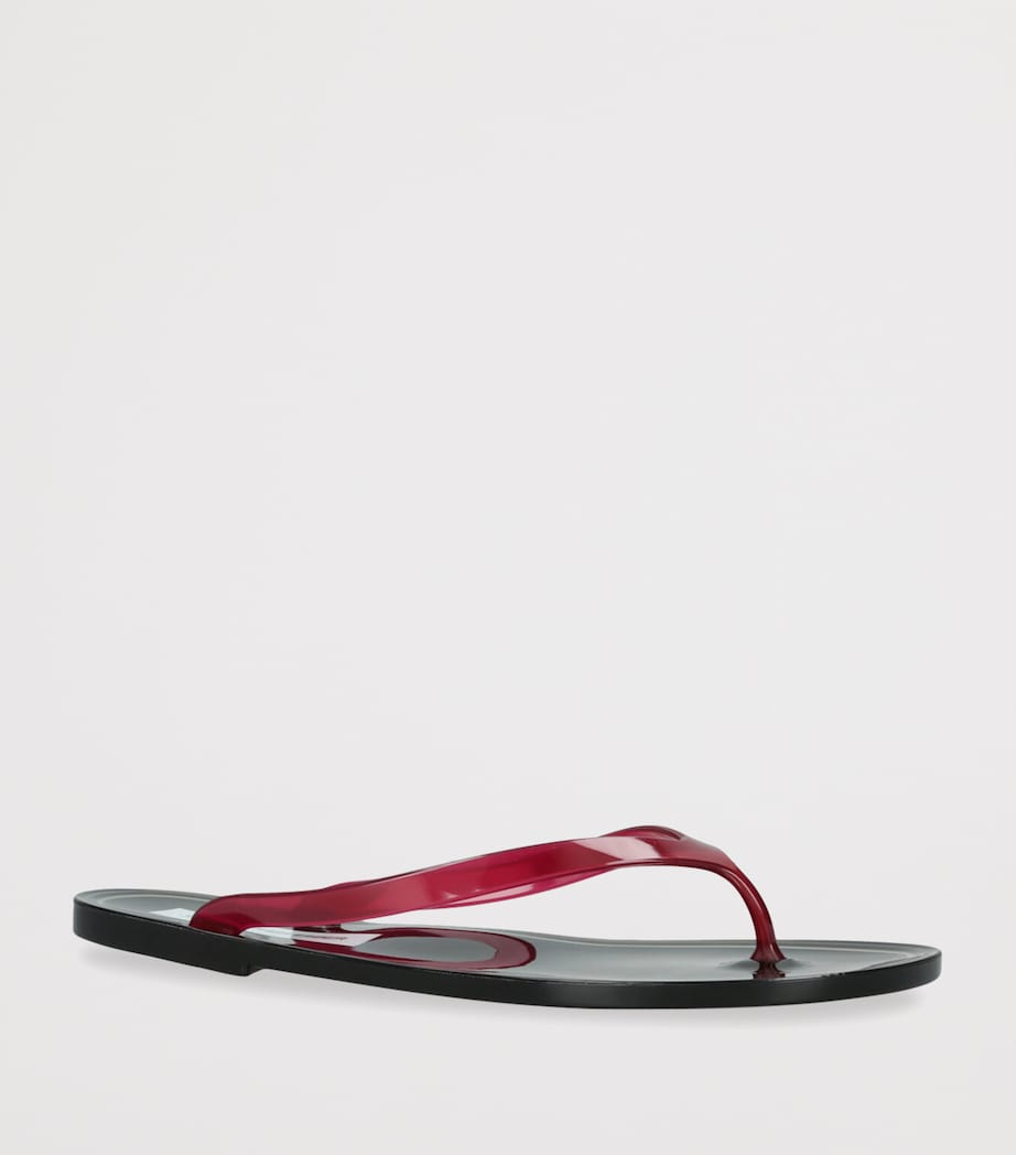 Jo Flip Flops RED/DARK Image 3