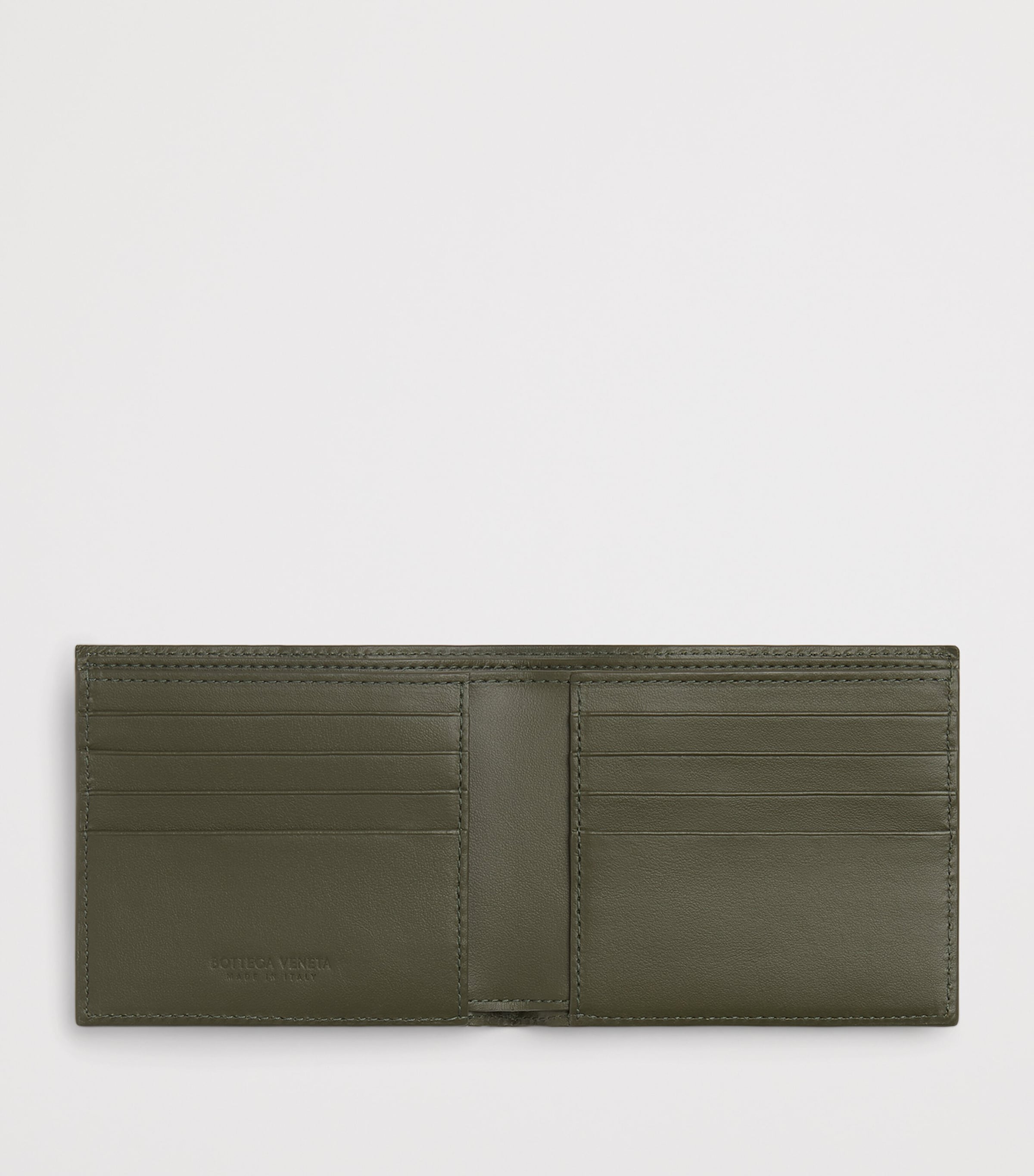 Leather Intrecciato Bifold Wallet 3248 Image 2