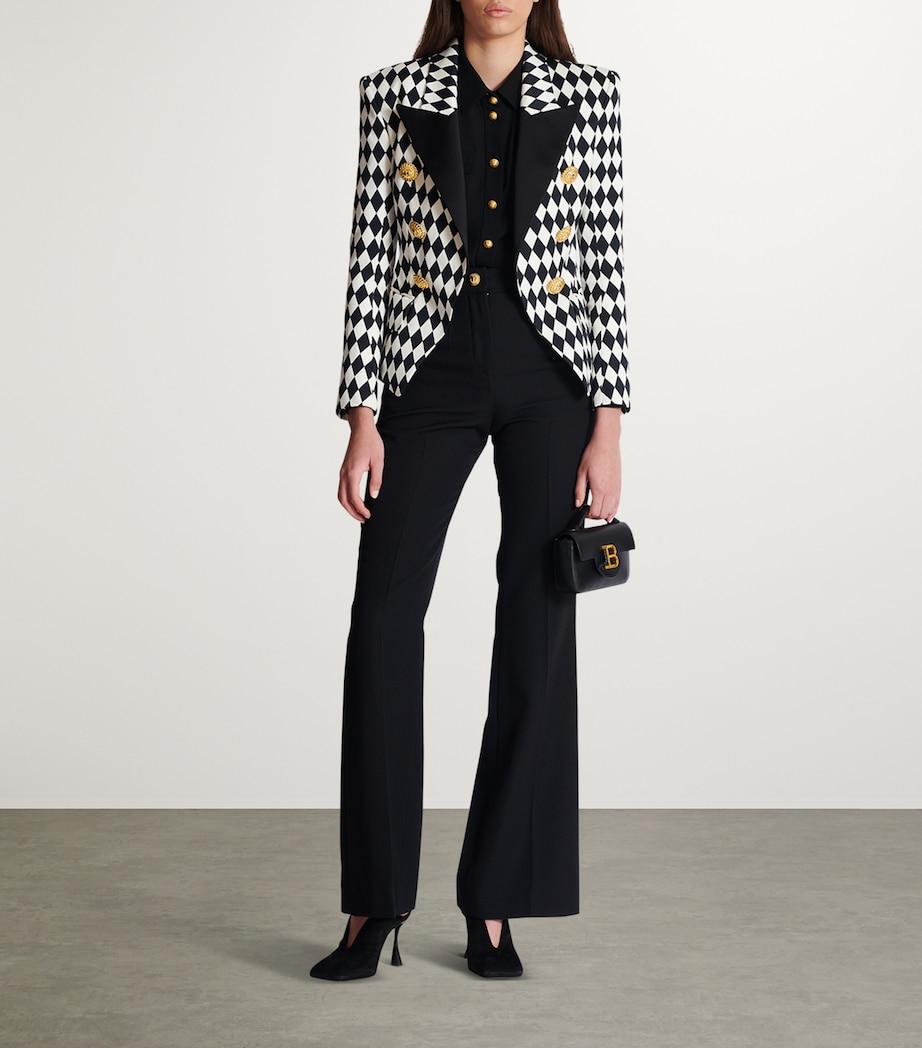 Wool Tailored Trousers 0PA NOIR Image 3