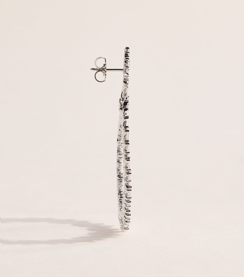 Suzanne Kalan White Gold and Diamond Classic Drop Earrings Wg/wd Image 3