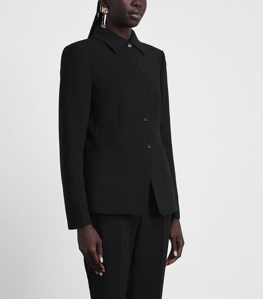 Theory Womens Cutaway Blazer Black Image 4