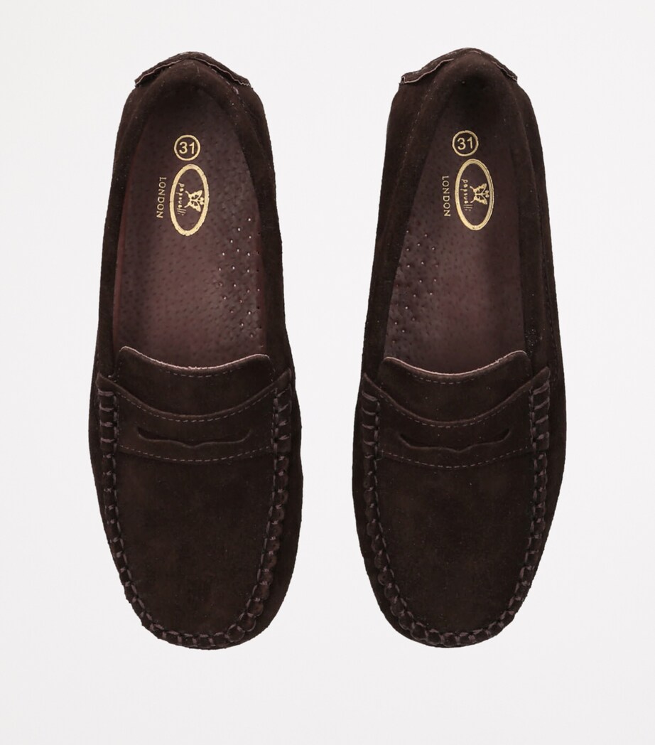 Suede Felix Loafers DARK BROWN Image 4
