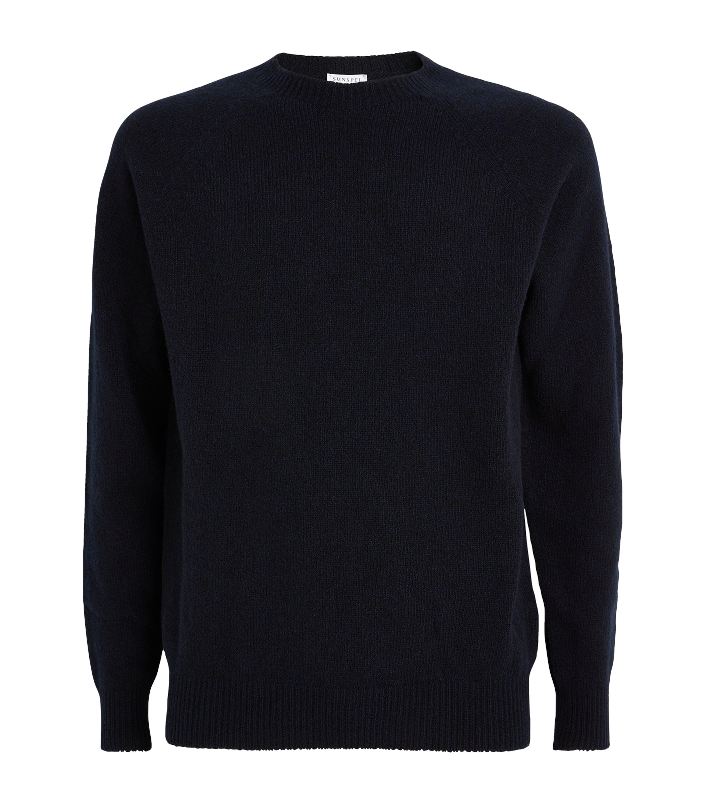 Lambswool Jumper DARK NAVY MOULINE Image 1