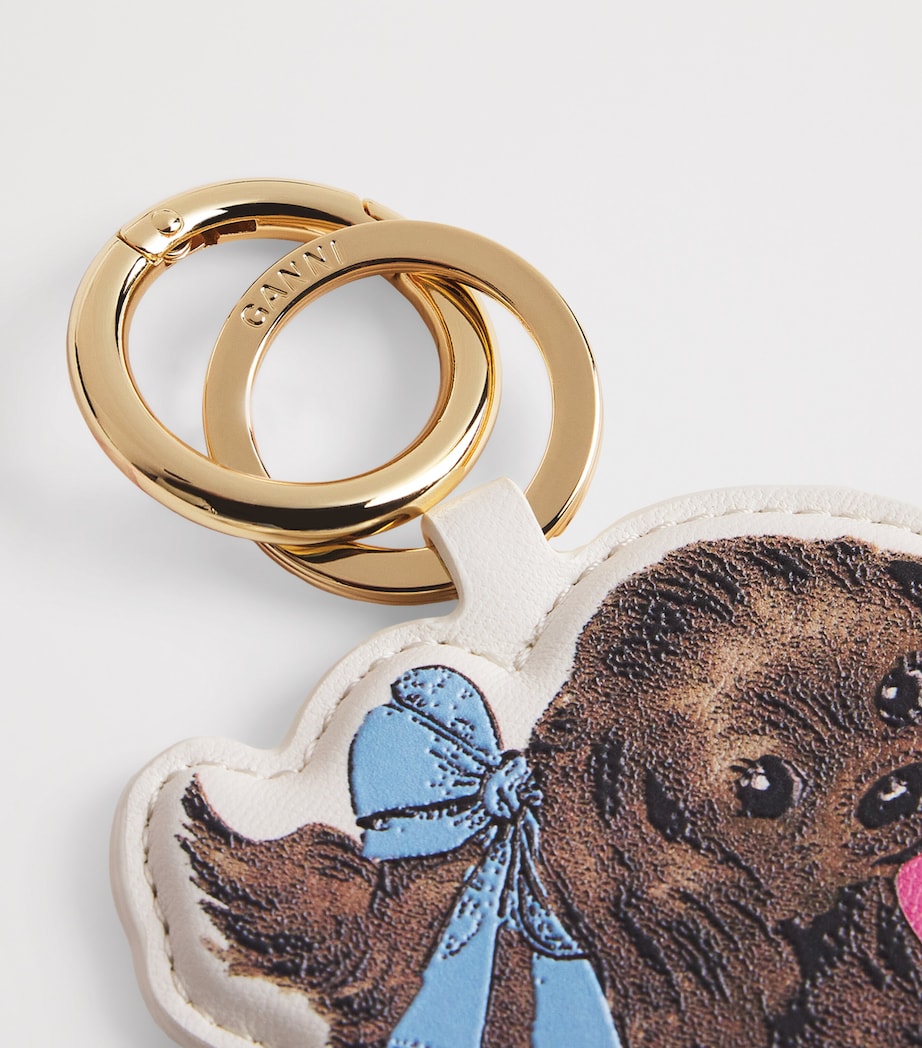 Puppy Keyring TOBACCO BROWN 925 Image 2