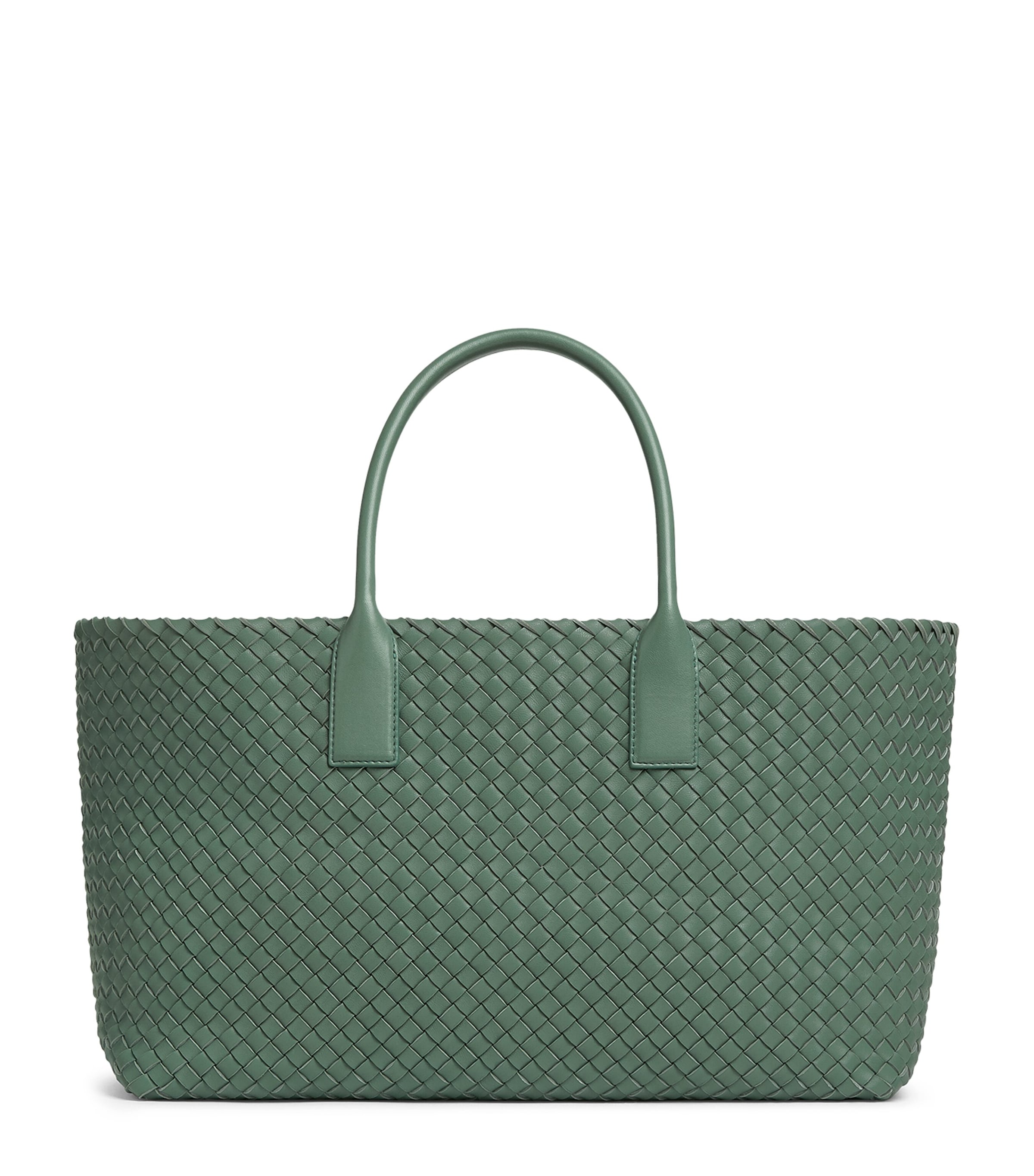 Bottega Veneta Medium Cabat Bag In Green