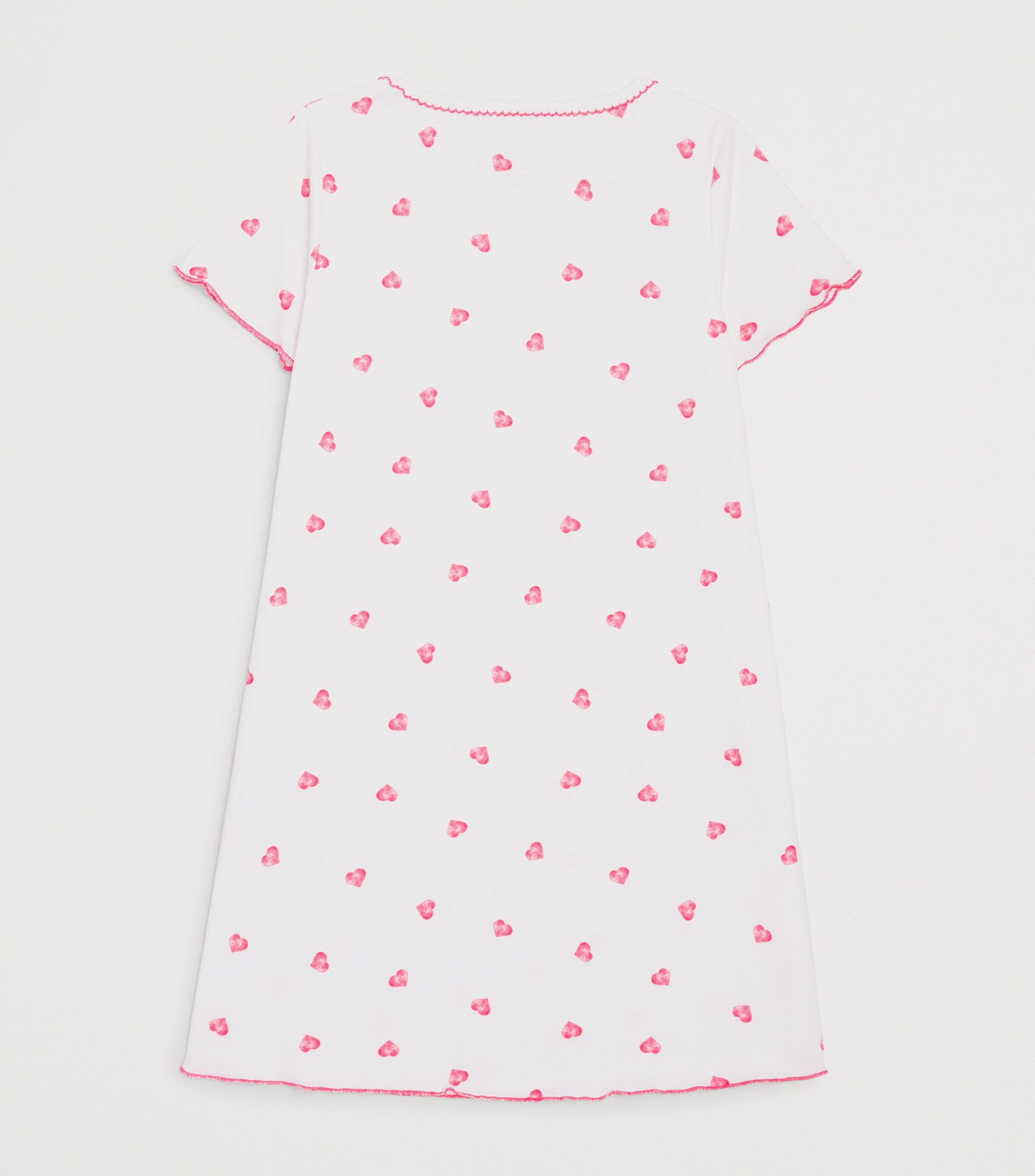 Rosa & Blue Heart Nightdress (4-5 Years) Pink Heart Image 2