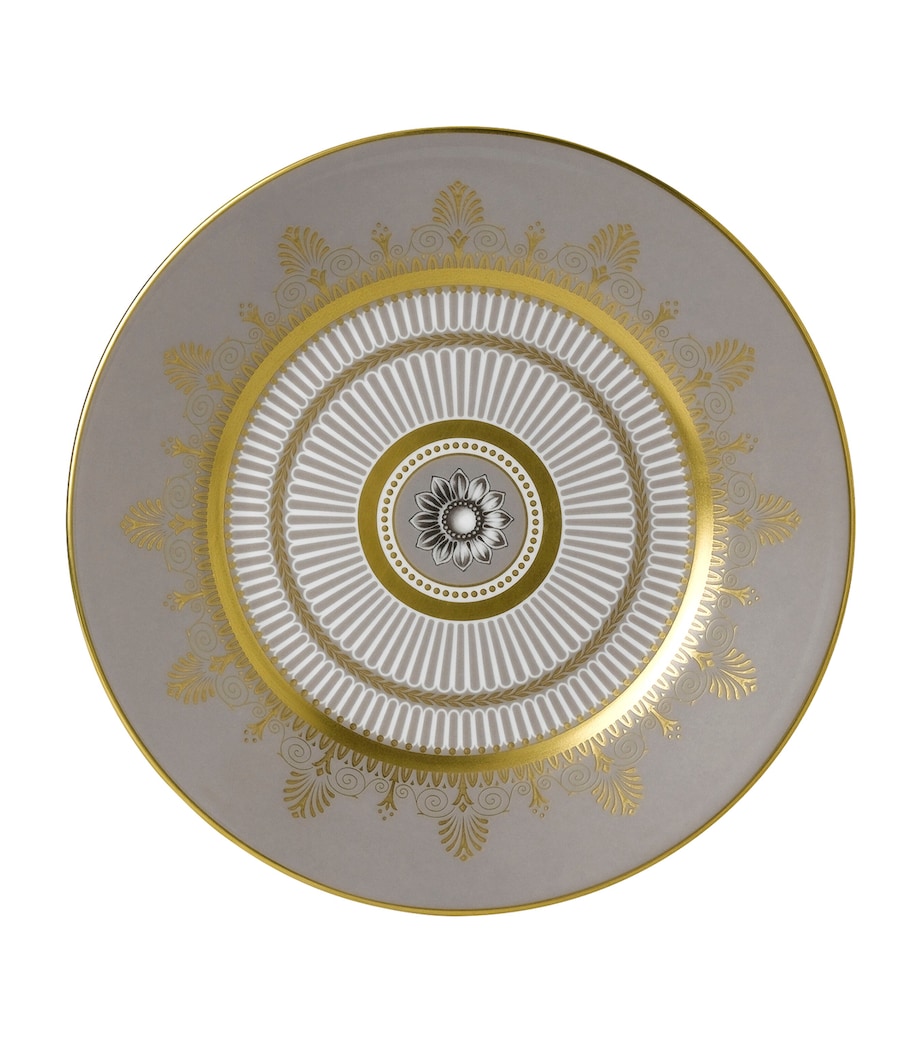 Wedgwood Anthemion Grey Plate (20.5cm) Grey Image 1
