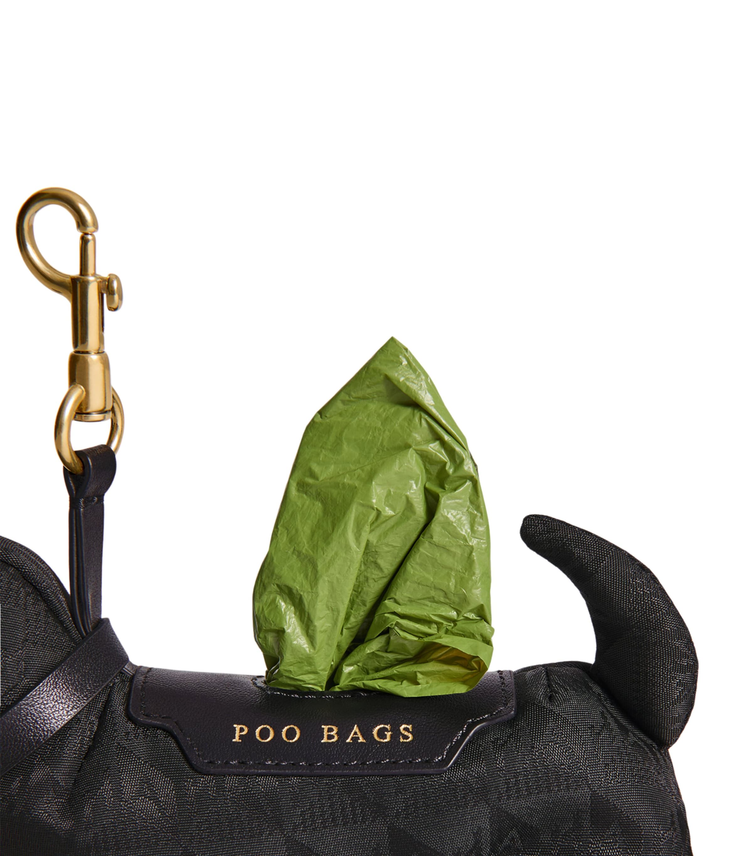 Logo Dog Bag Charm BLACK Image 4