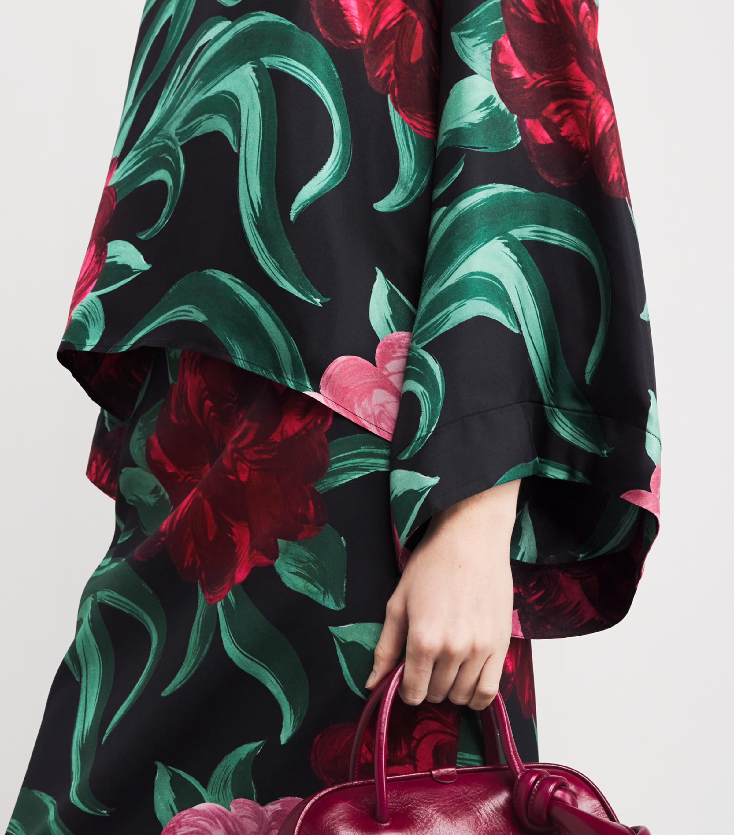 Silk Floral Make An Exit Blouse BL01PEONY Image 6