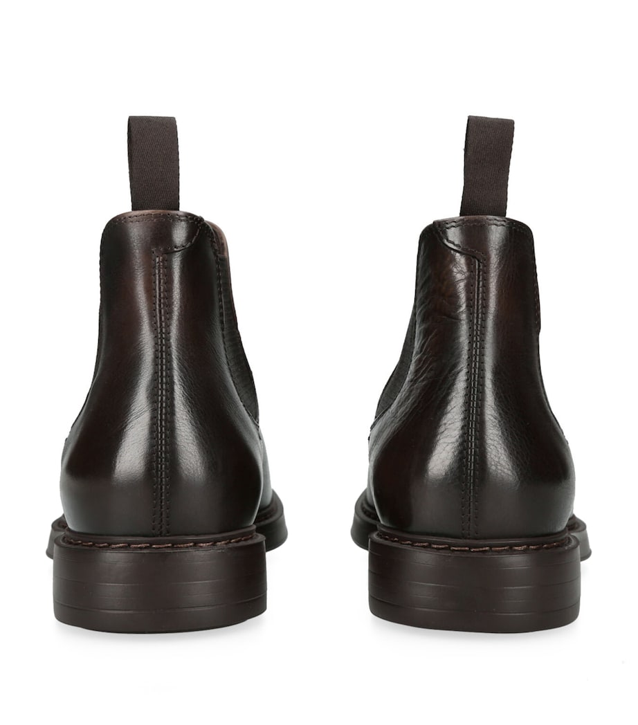 Leather Chelsea Boots DARK BROWN Image 2