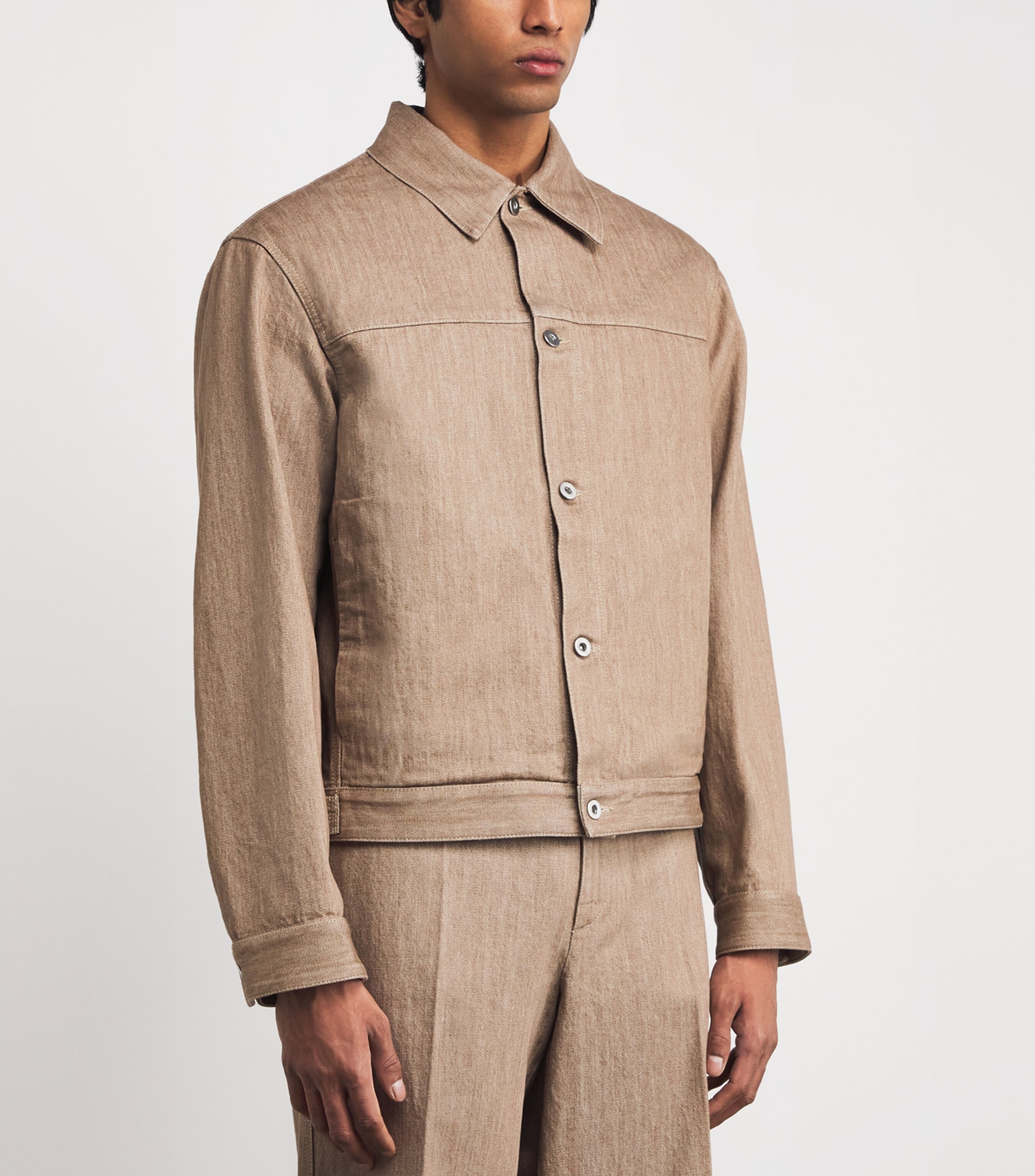 Tailored Denim Jacket 217 BARLEY Image 3