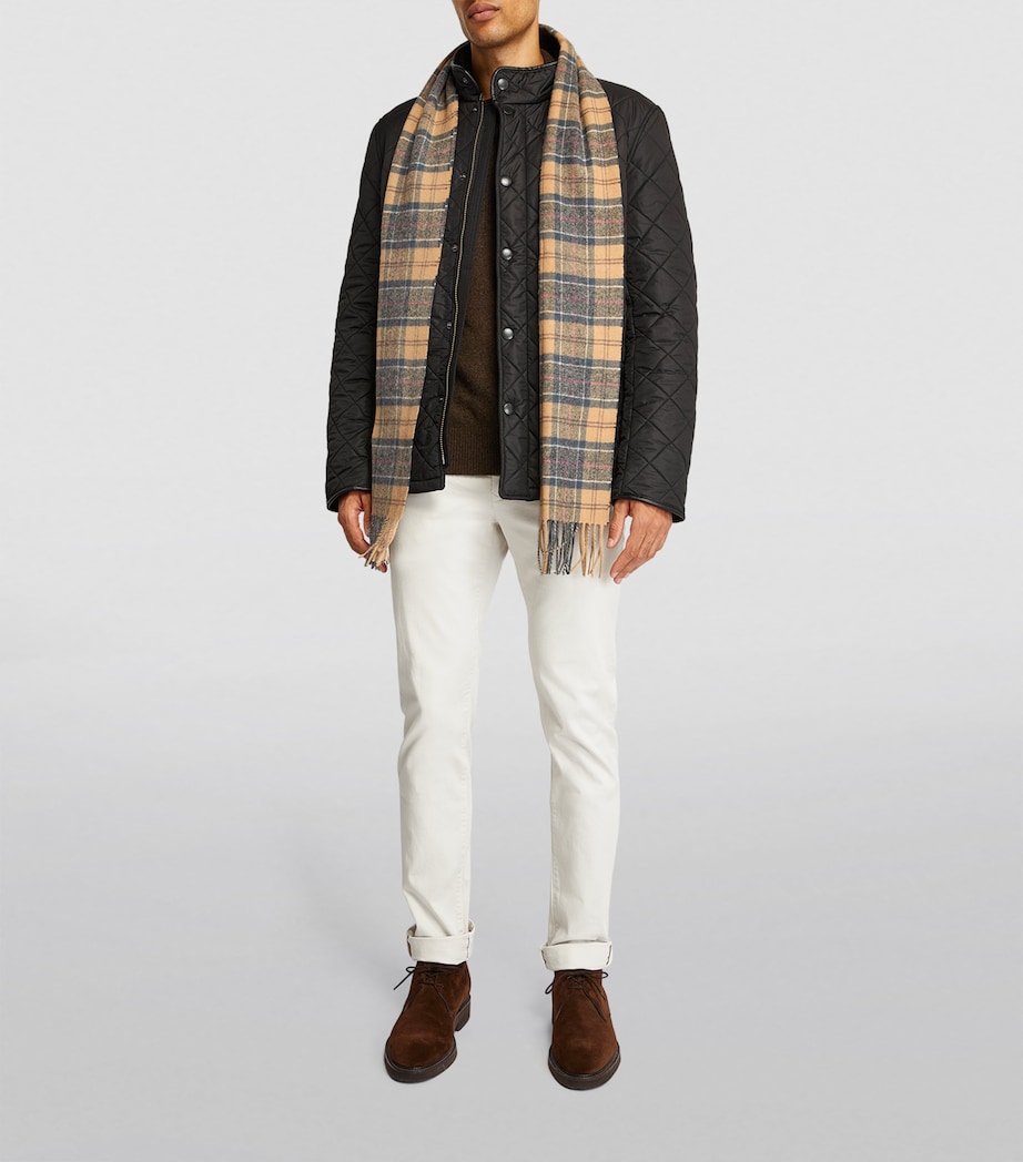 Wool Tartan Scarf MULTI Image 3