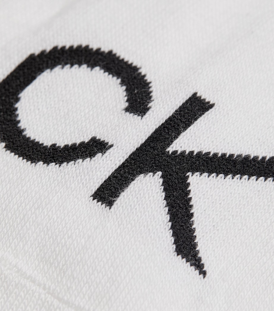 Logo Invisible Socks (Pack of 3) 002/WHITE Image 2